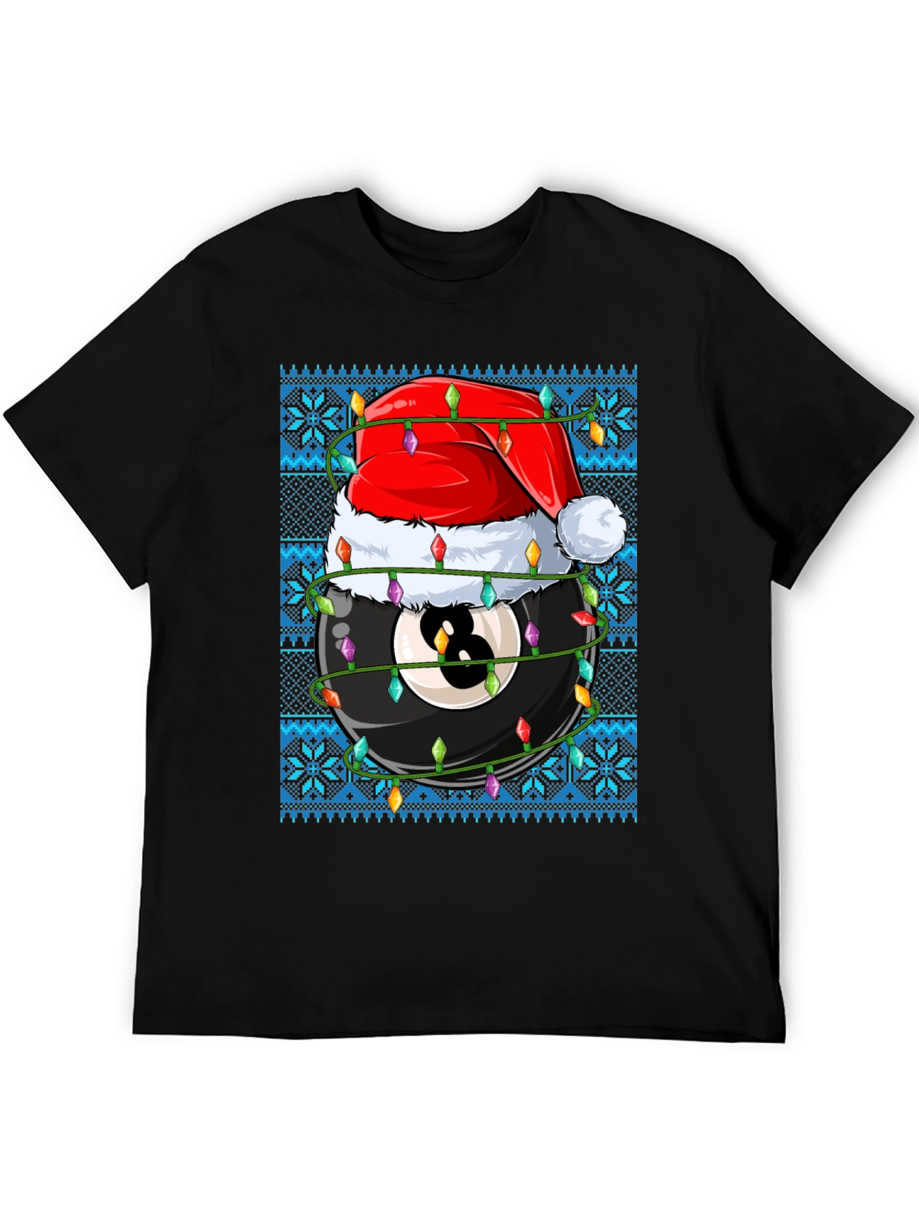 Christmas 8 Ball Holiday T-Shirt