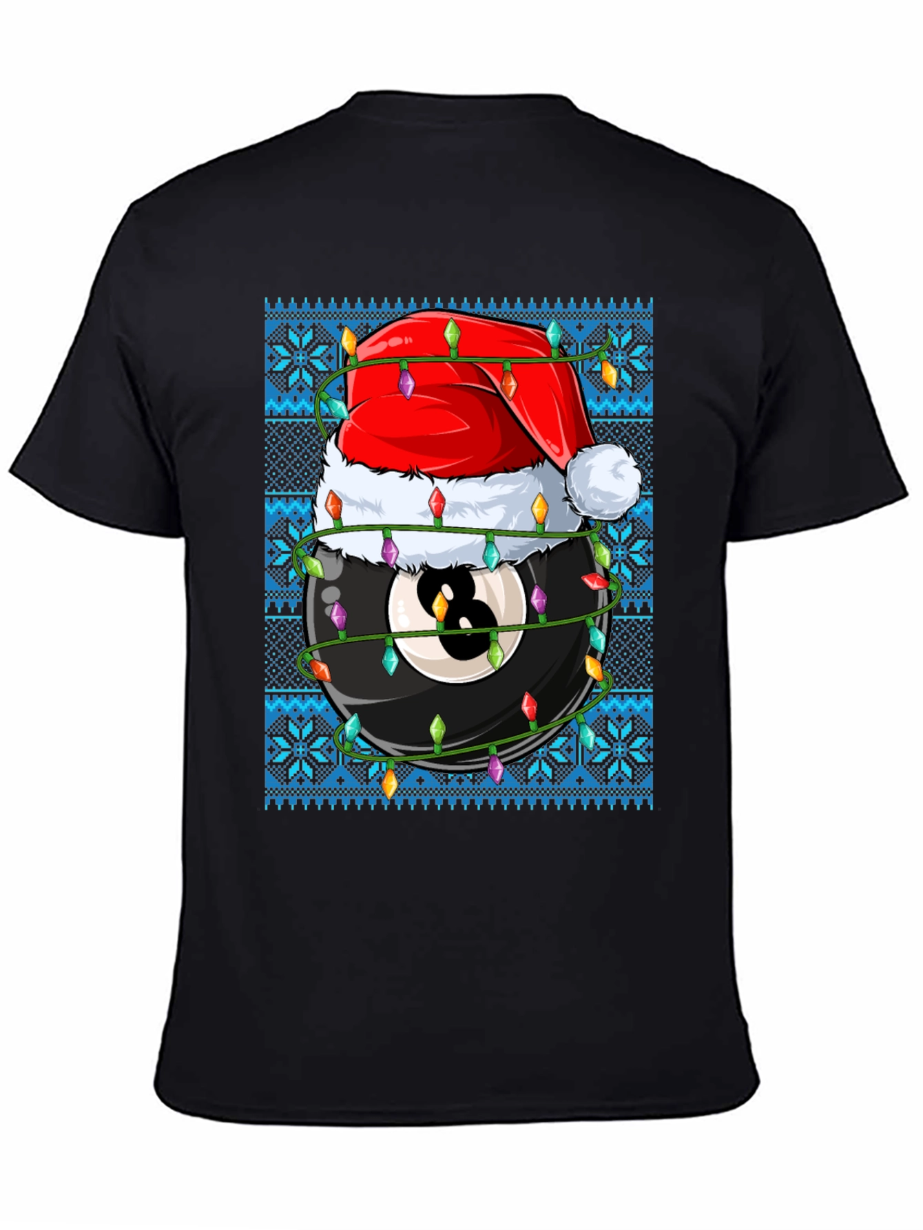 Christmas 8 Ball Holiday T-Shirt