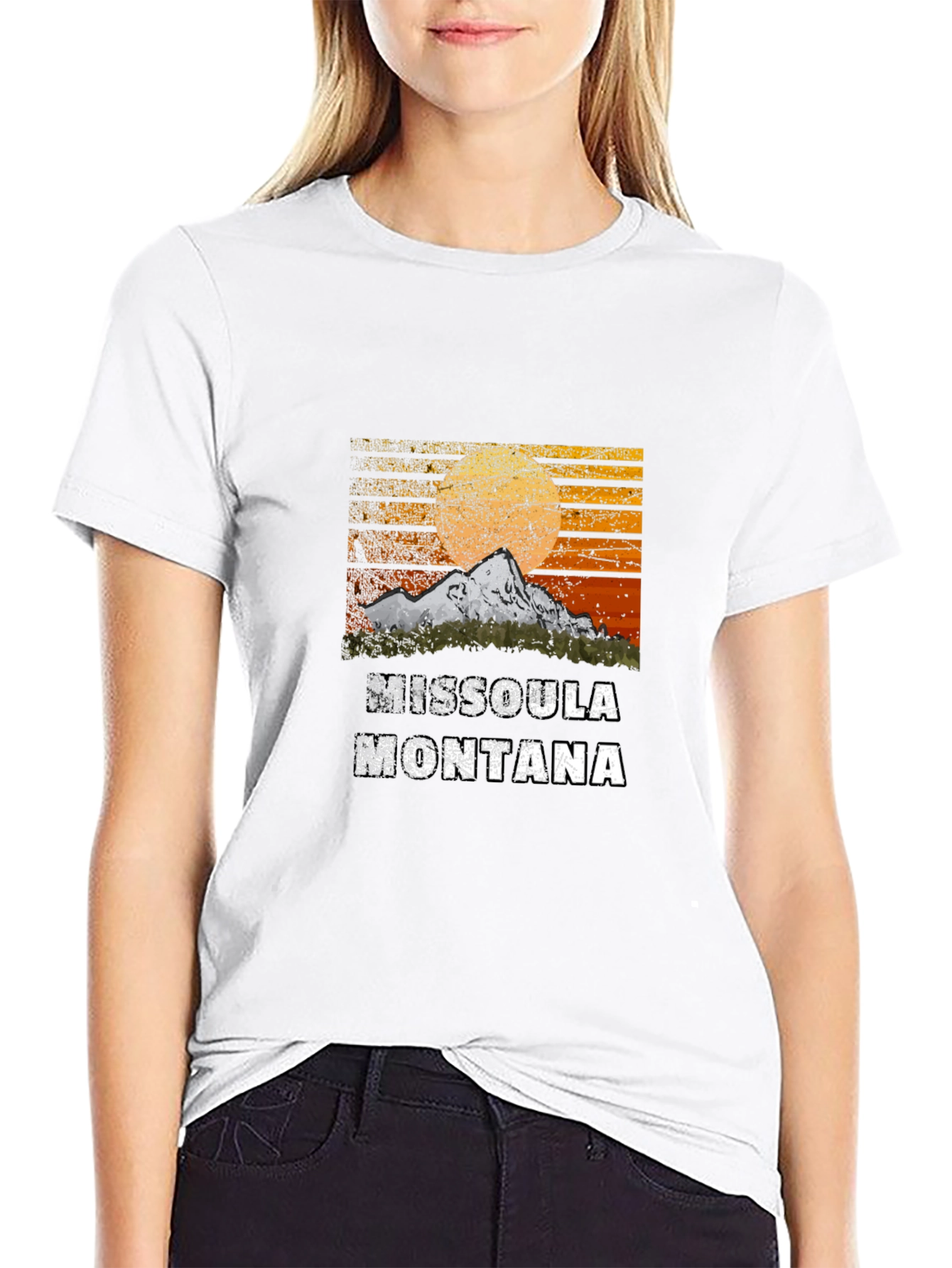 Missoula Montana Mountain Graphic Tee