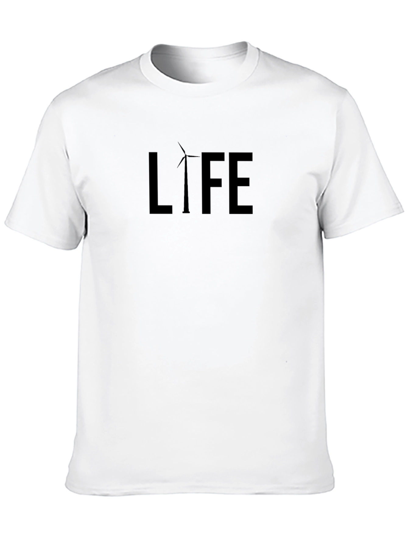 Life Windmill Graphic T-Shirt - Sustainable Style