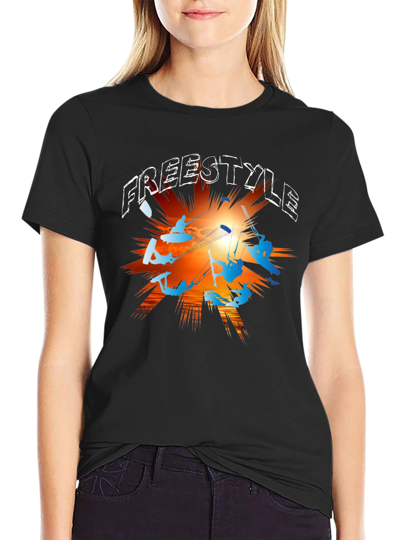 Freestyle Kitesurfing Graphic T-Shirt
