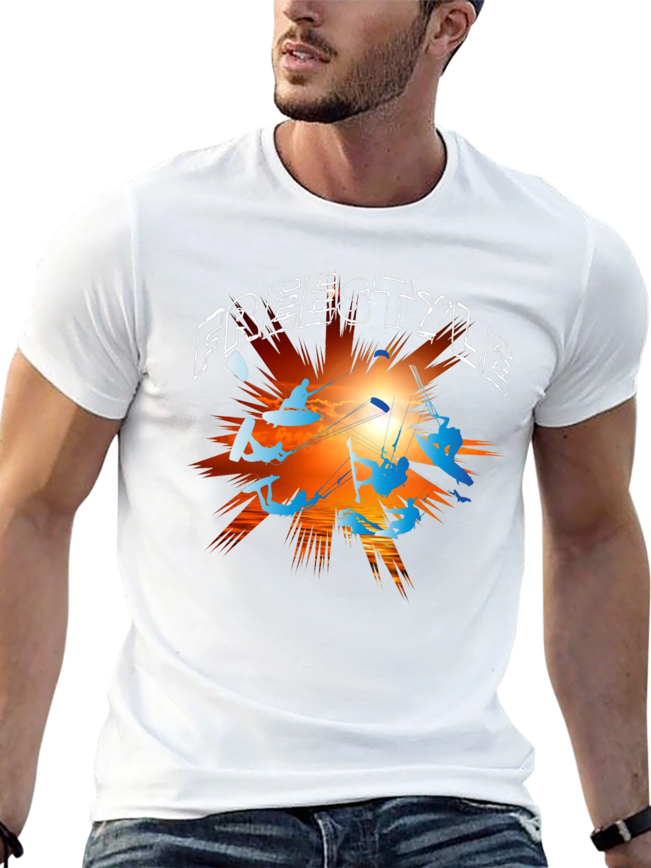 Freestyle Kitesurfing Graphic T-Shirt