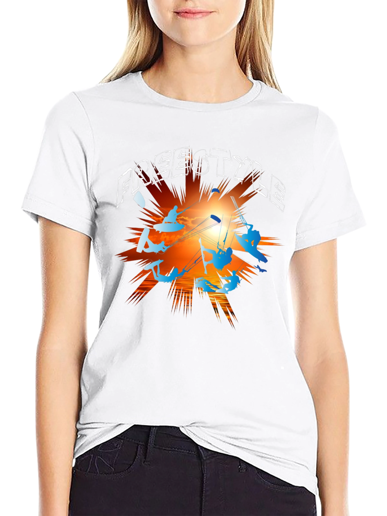 Freestyle Kitesurfing Graphic T-Shirt