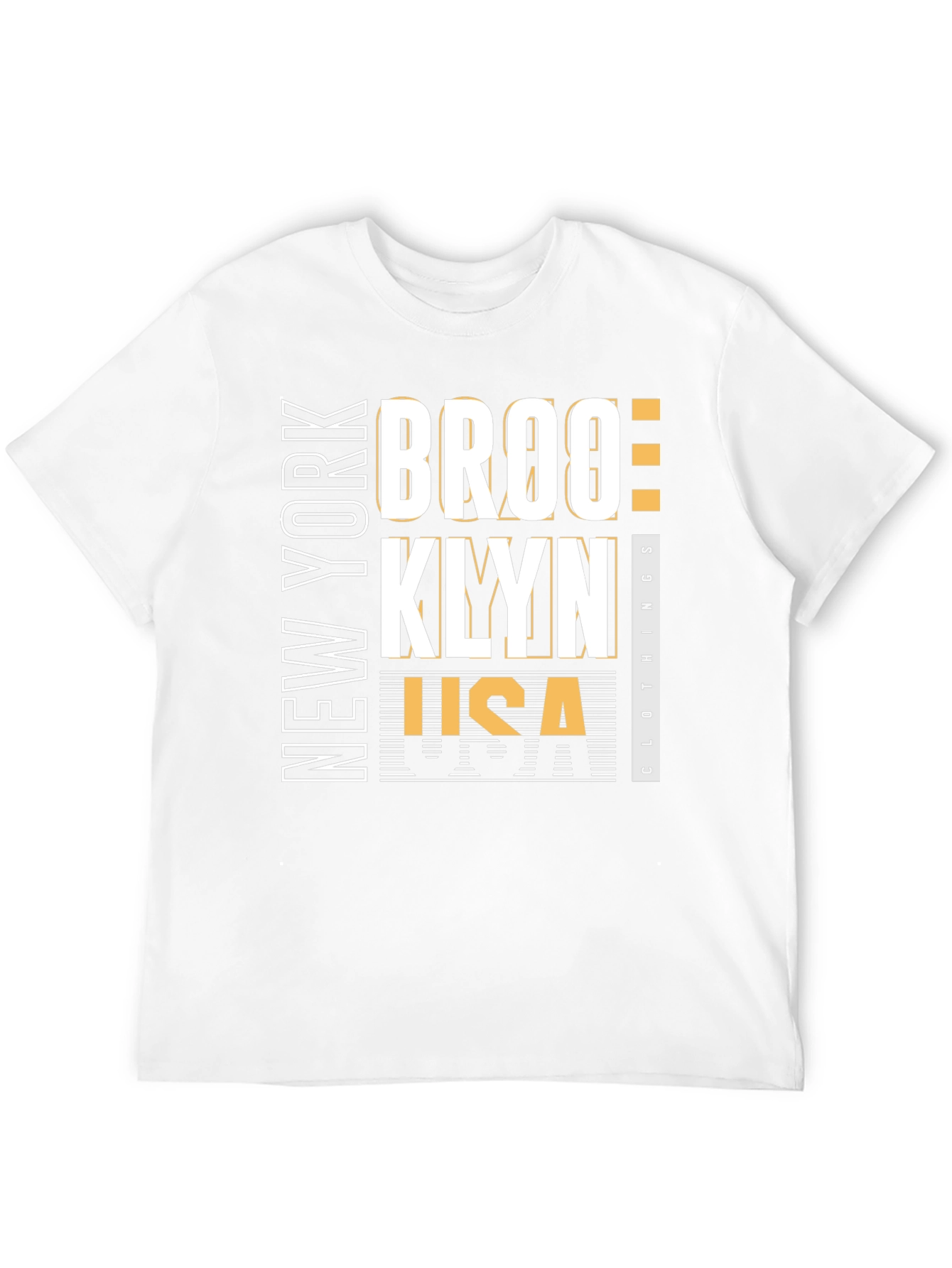 Brooklyn NY USA Graphic Tee - Black