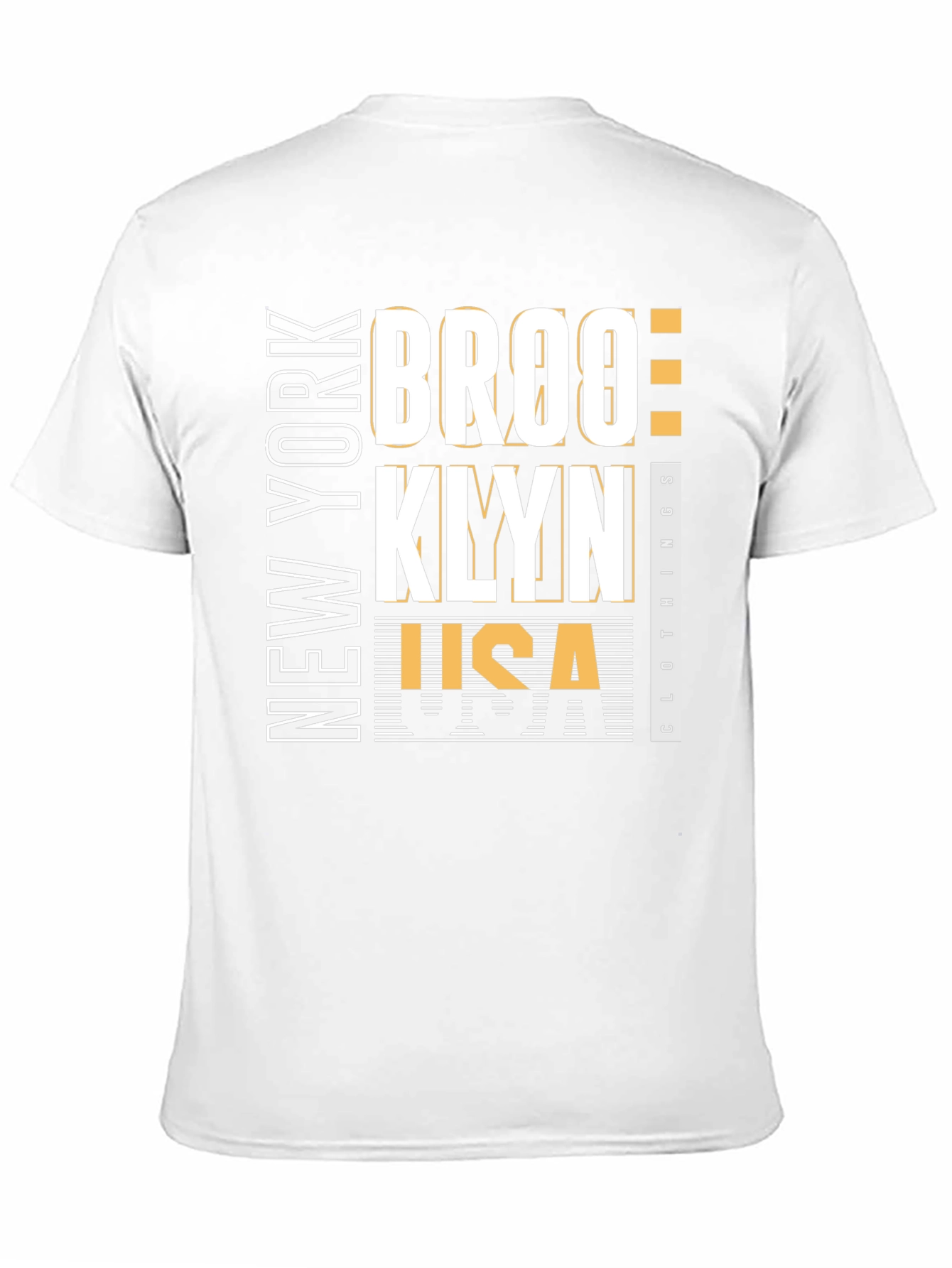 Brooklyn NY USA Graphic Tee - Black