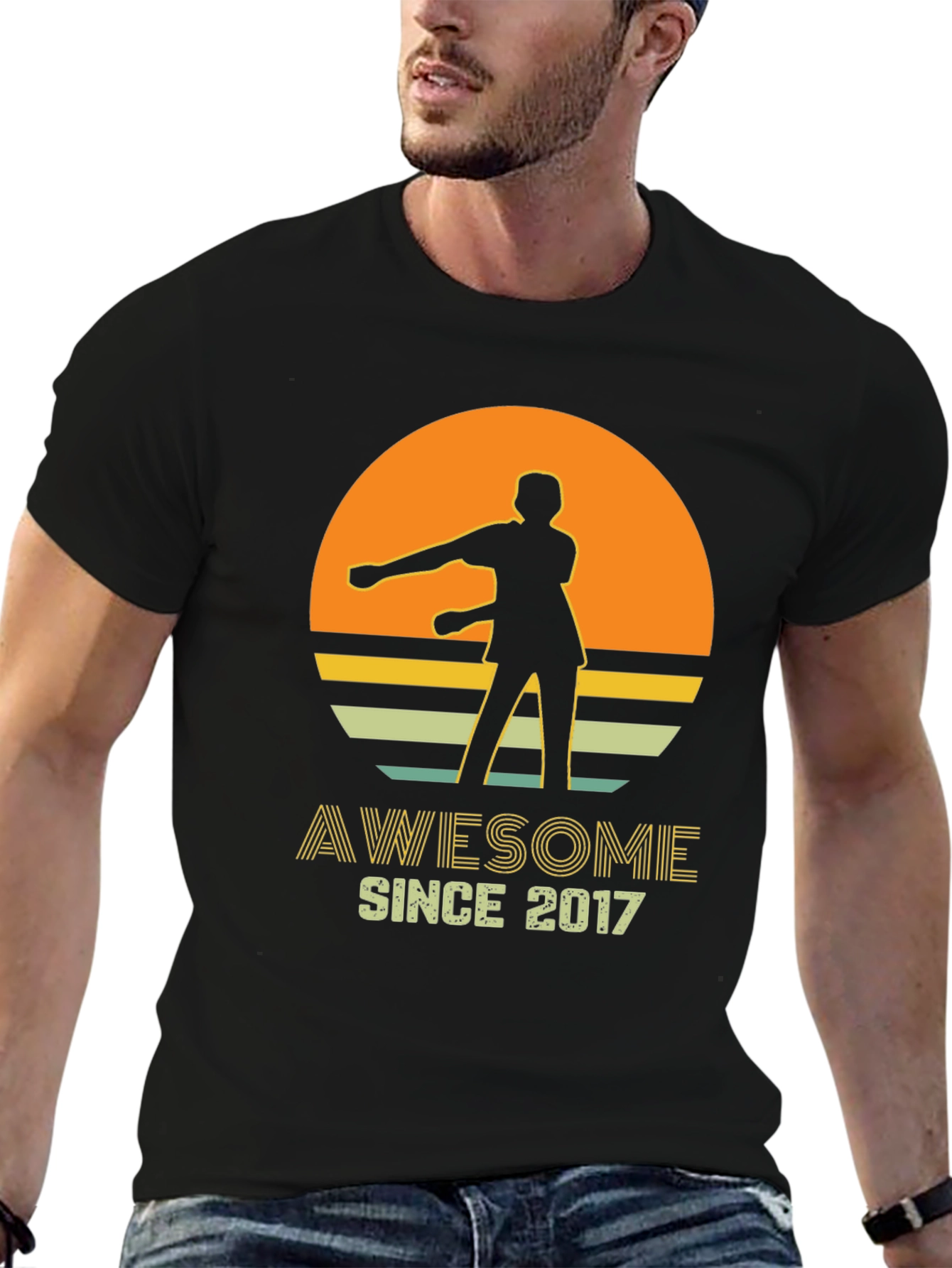 Awesome Since 2017 Graphic T-Shirt