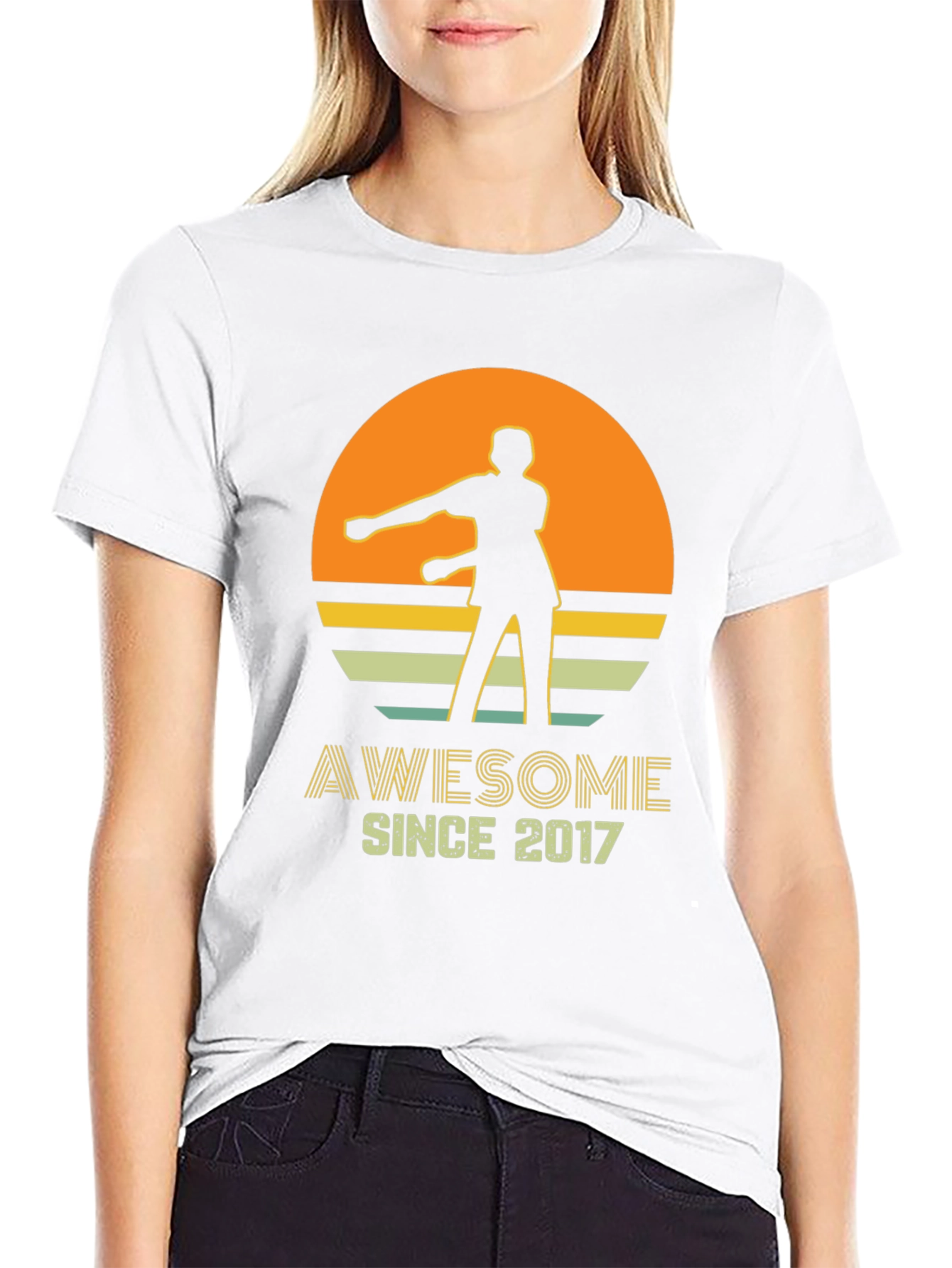 Awesome Since 2017 Graphic T-Shirt