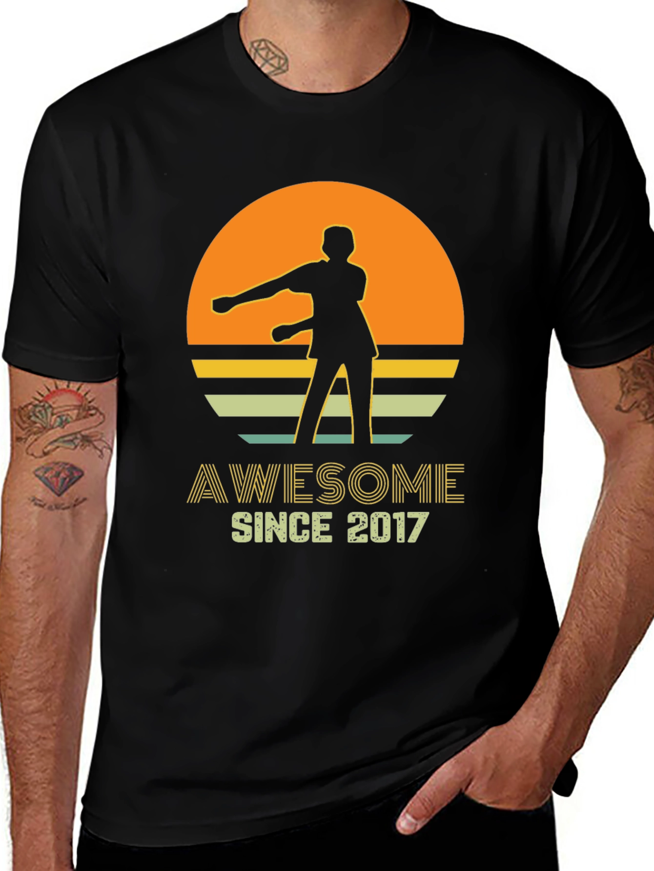 Awesome Since 2017 Graphic T-Shirt