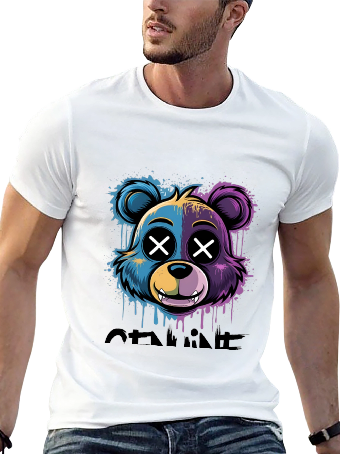 Cool Bear Graphic T-Shirt - Urban Style