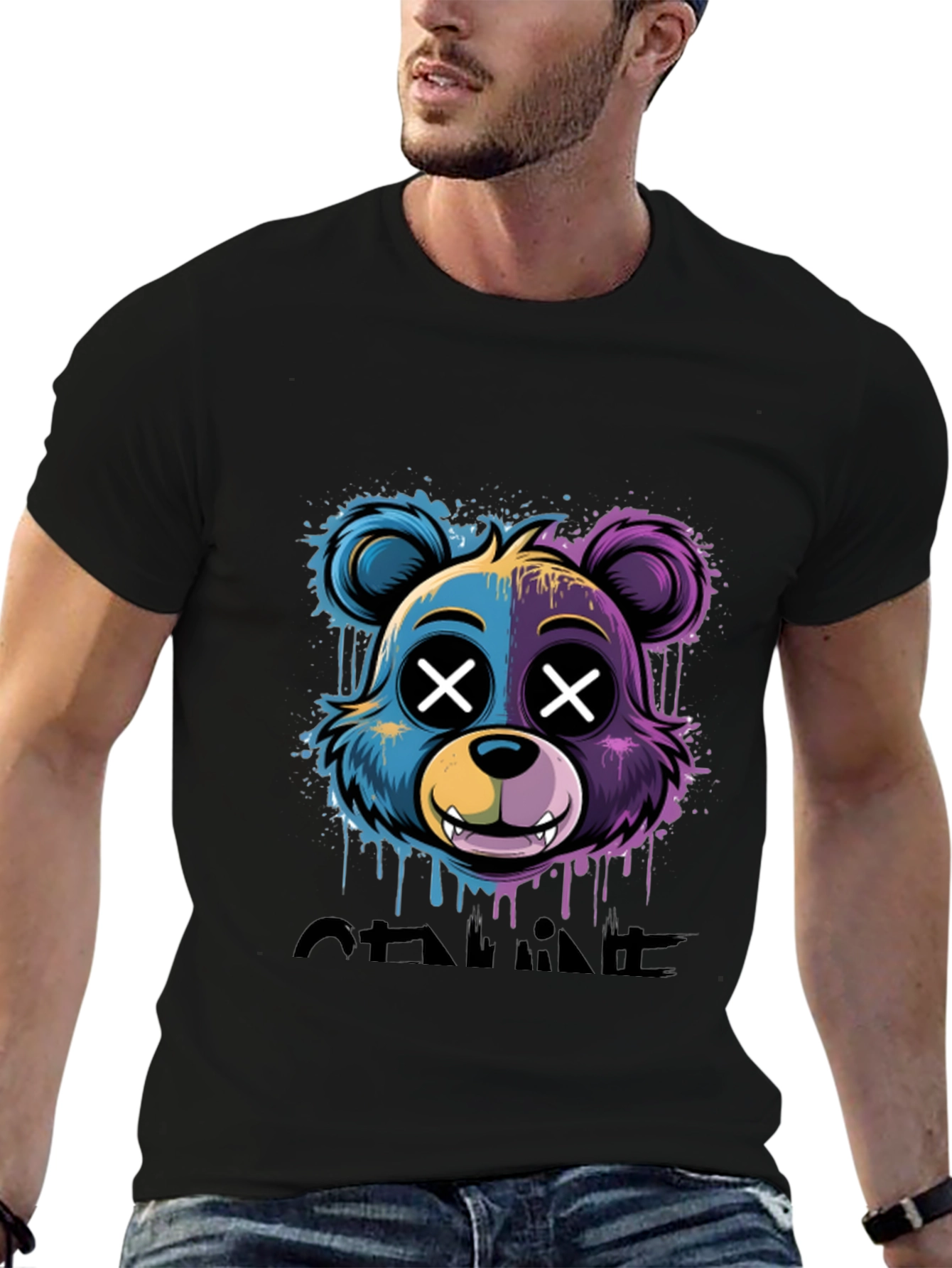 Cool Bear Graphic T-Shirt - Urban Style
