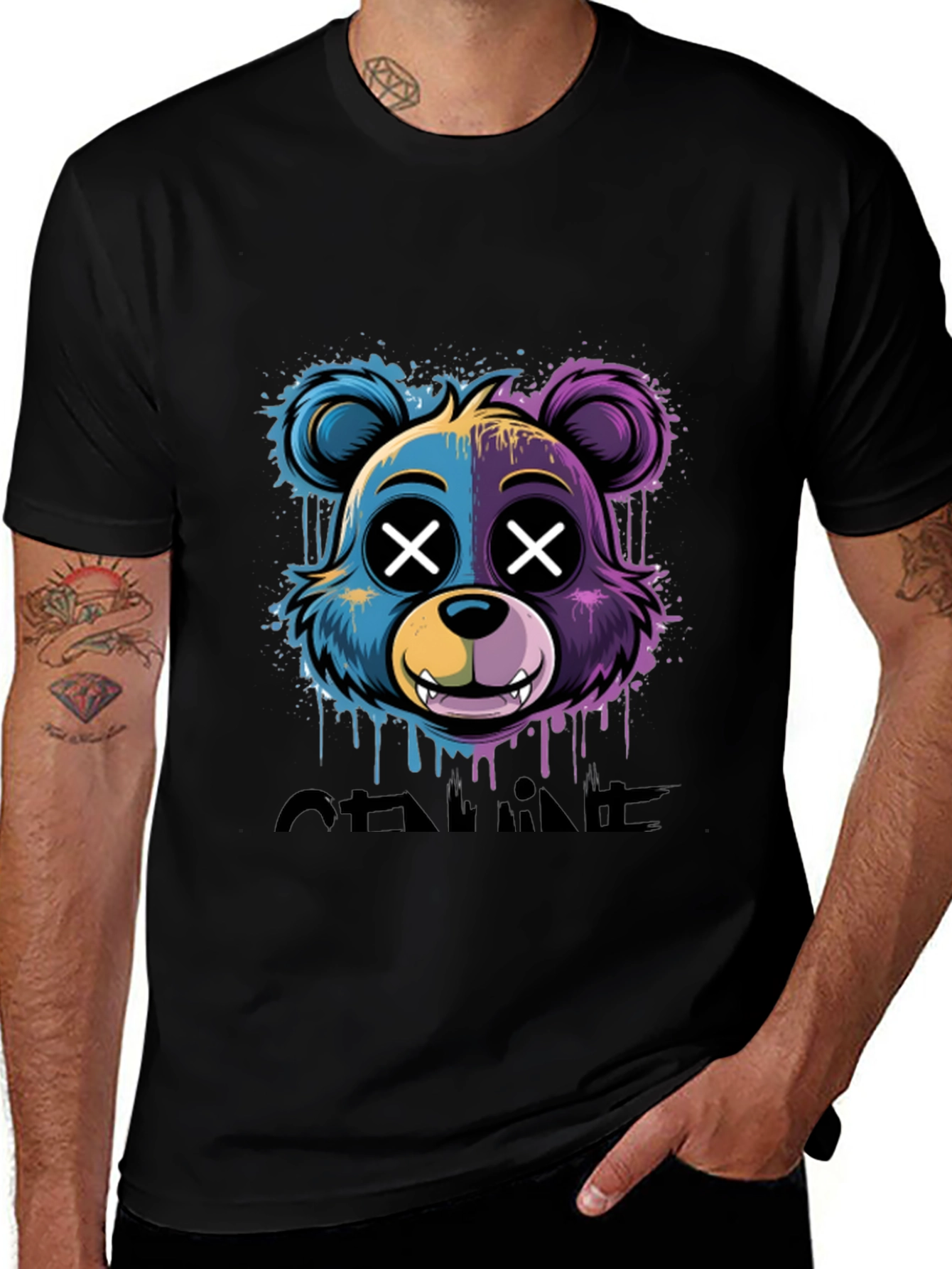 Cool Bear Graphic T-Shirt - Urban Style
