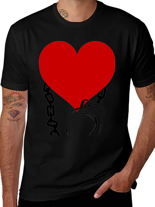 Heart Handcuffs Graphic Tee