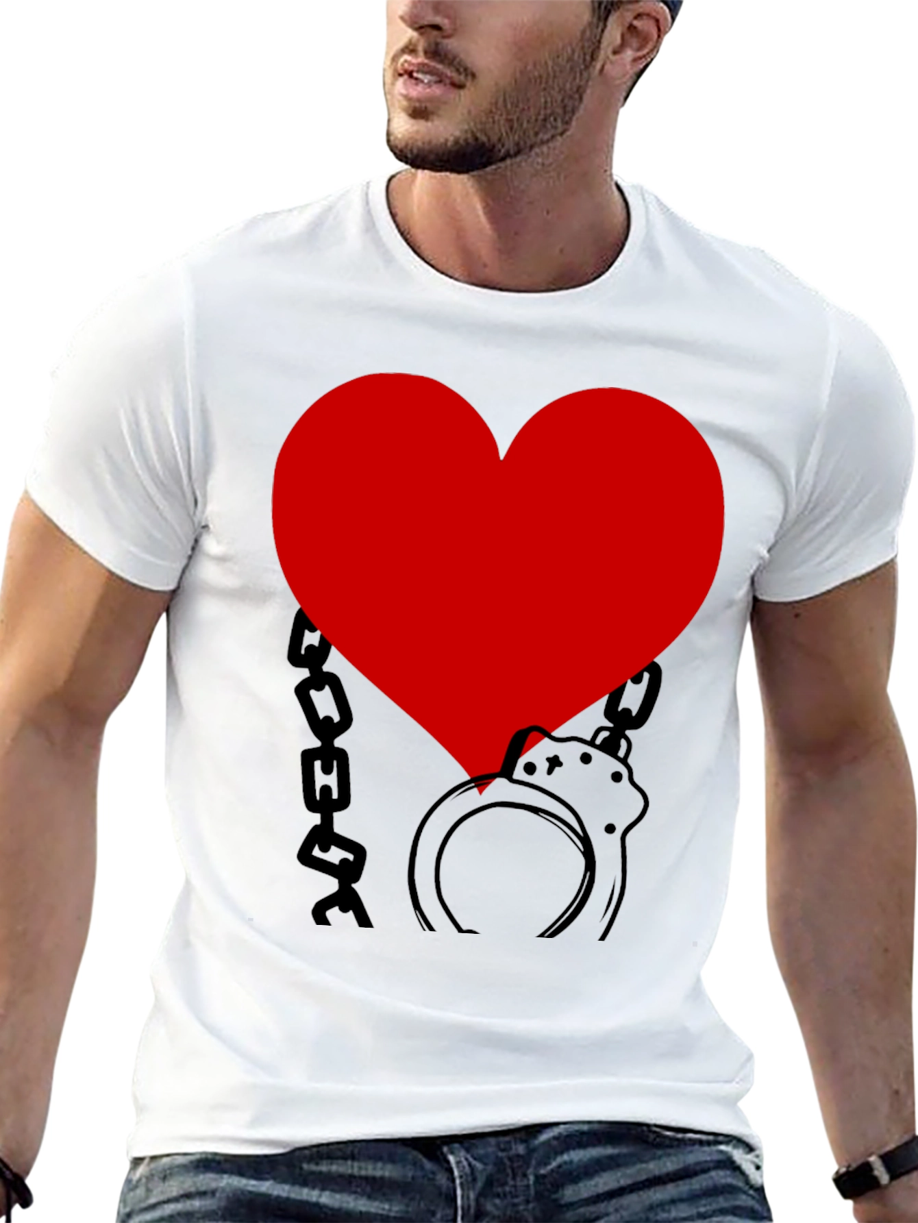 Heart Handcuffs Graphic Tee