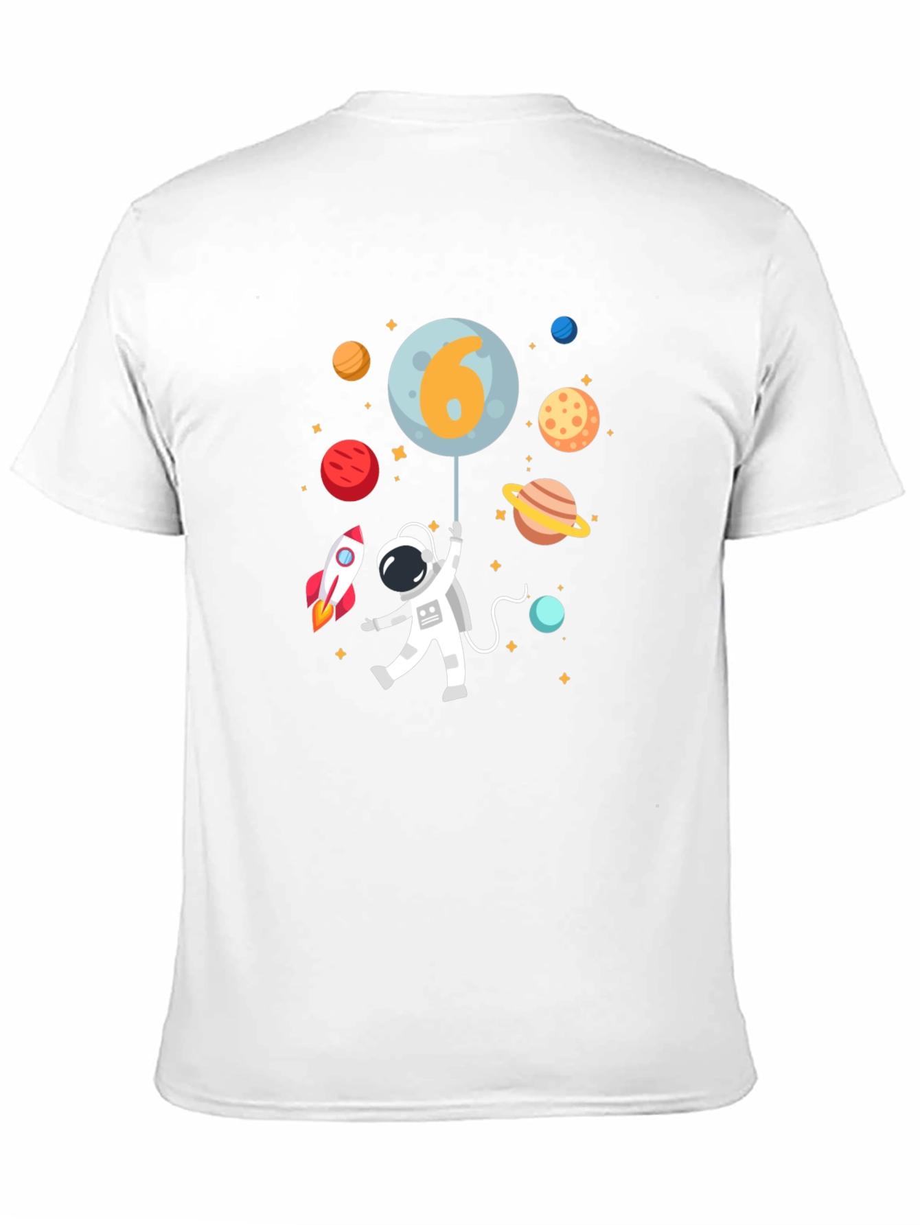 Astronaut 6th Birthday T-Shirt