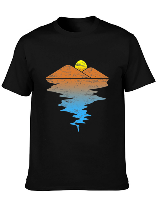 Sunset Mountain Reflection T-Shirt