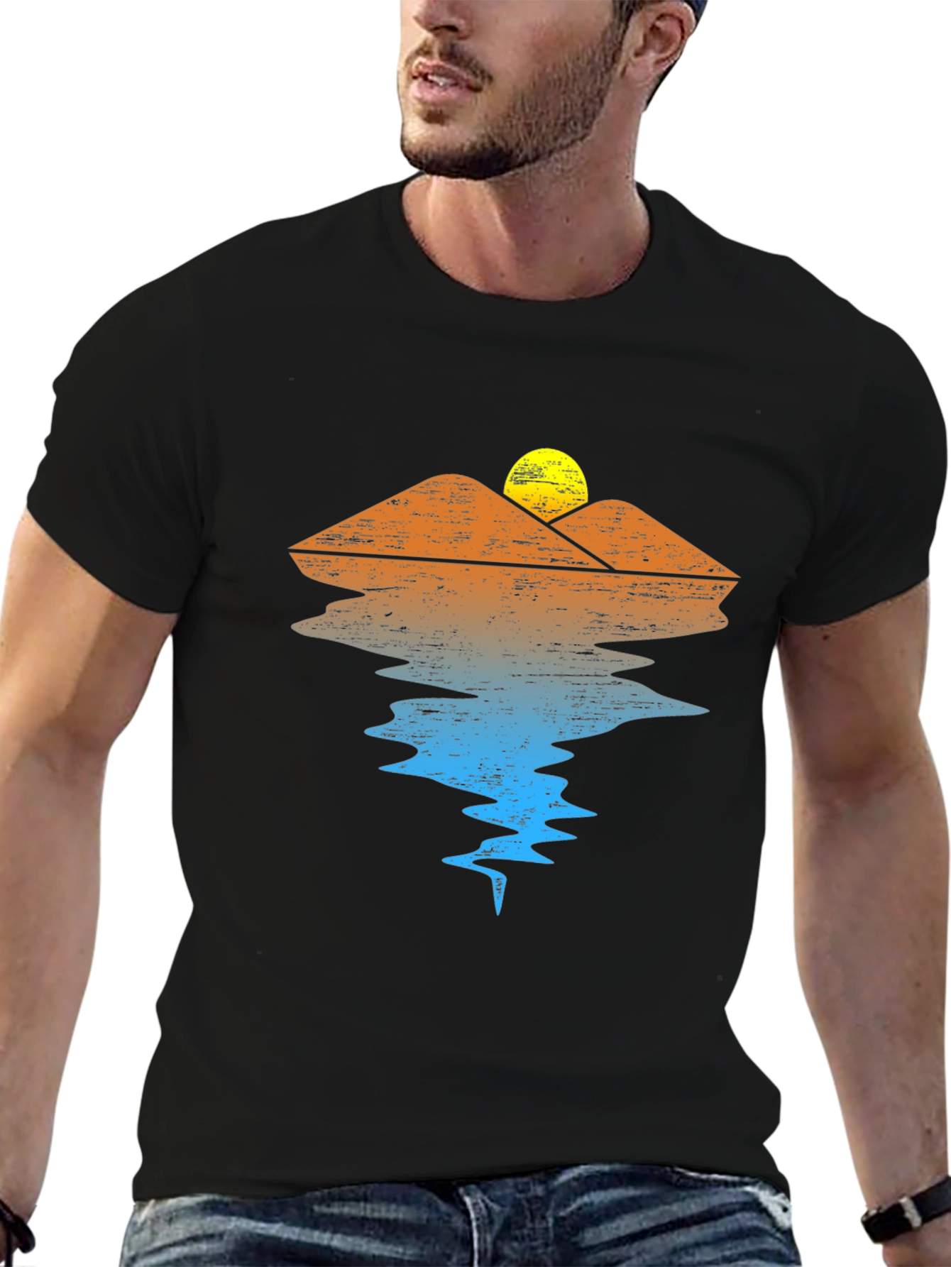 Sunset Mountain Reflection T-Shirt