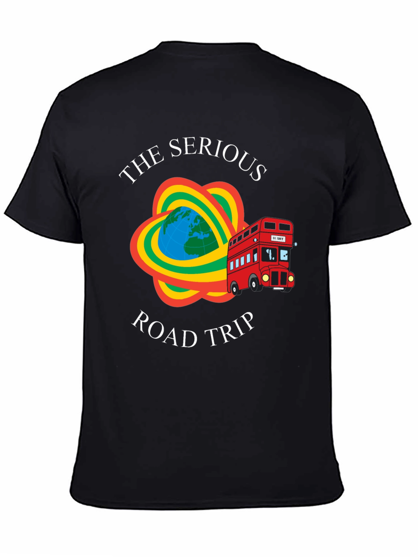 The Serious Road Trip Black T-Shirt
