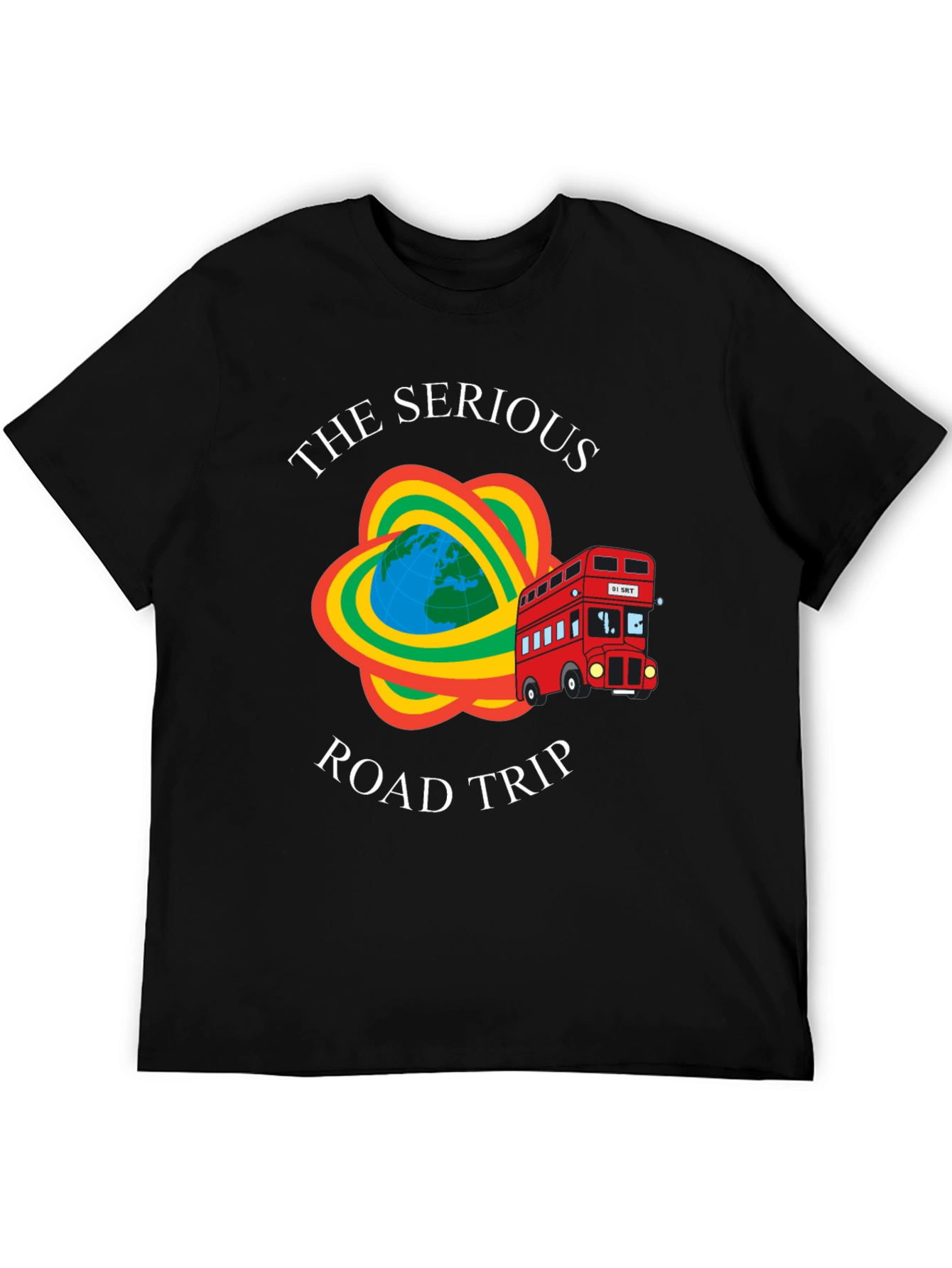 The Serious Road Trip Black T-Shirt