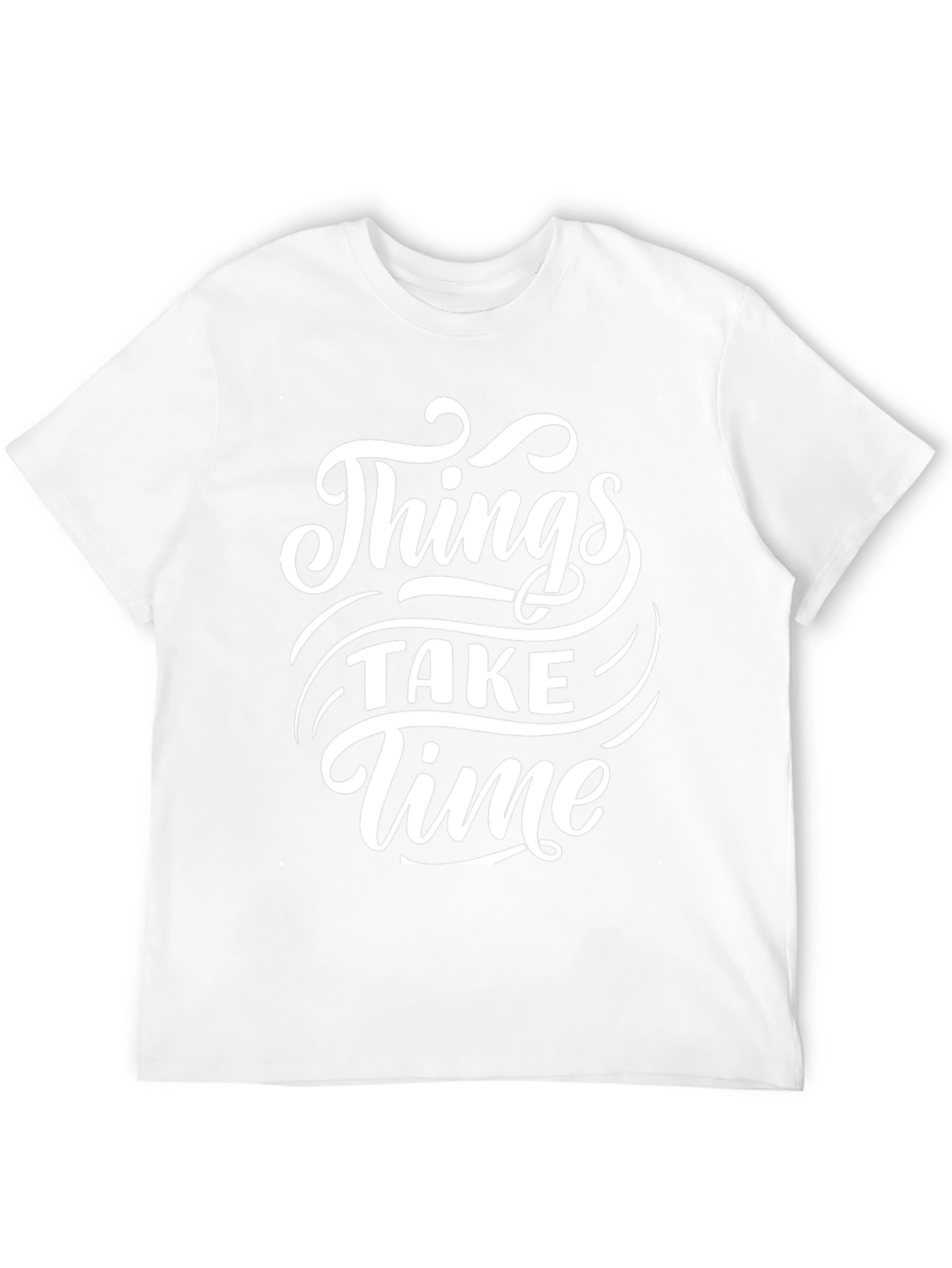 Things Take Time Graphic Tee - Black