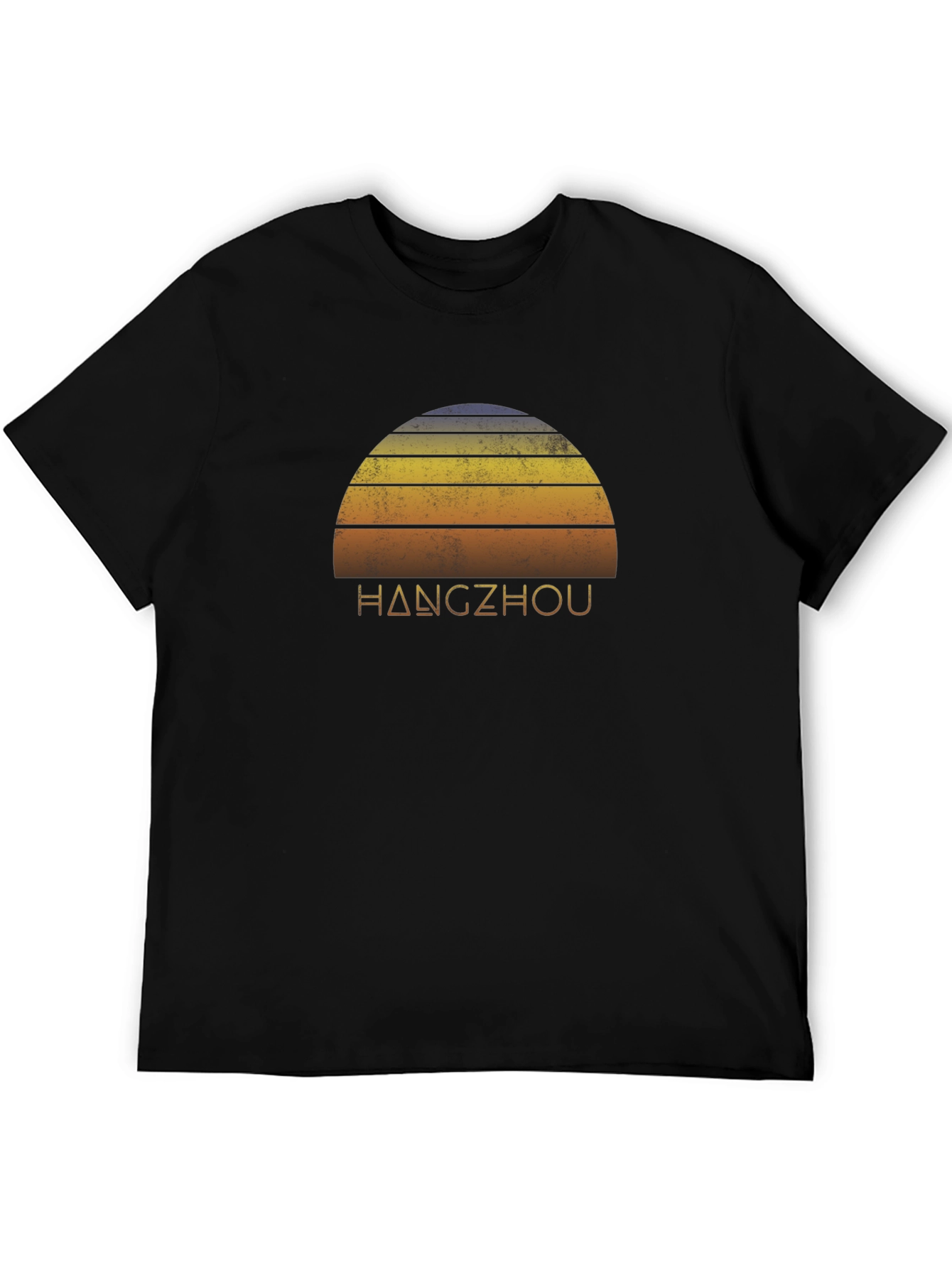 Hangzhou Retro Sunset Graphic Tee