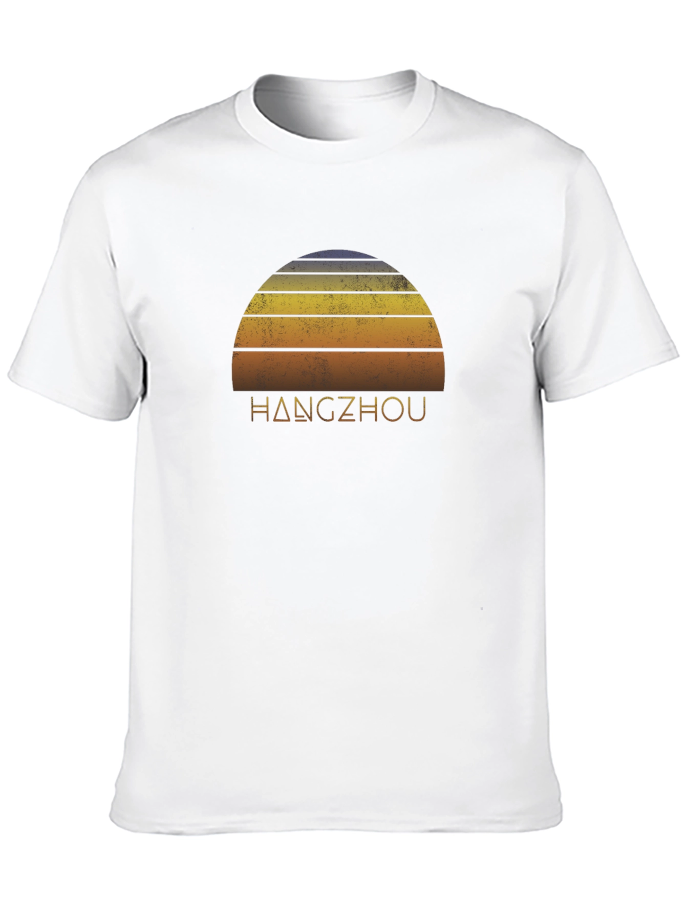 Hangzhou Retro Sunset Graphic Tee