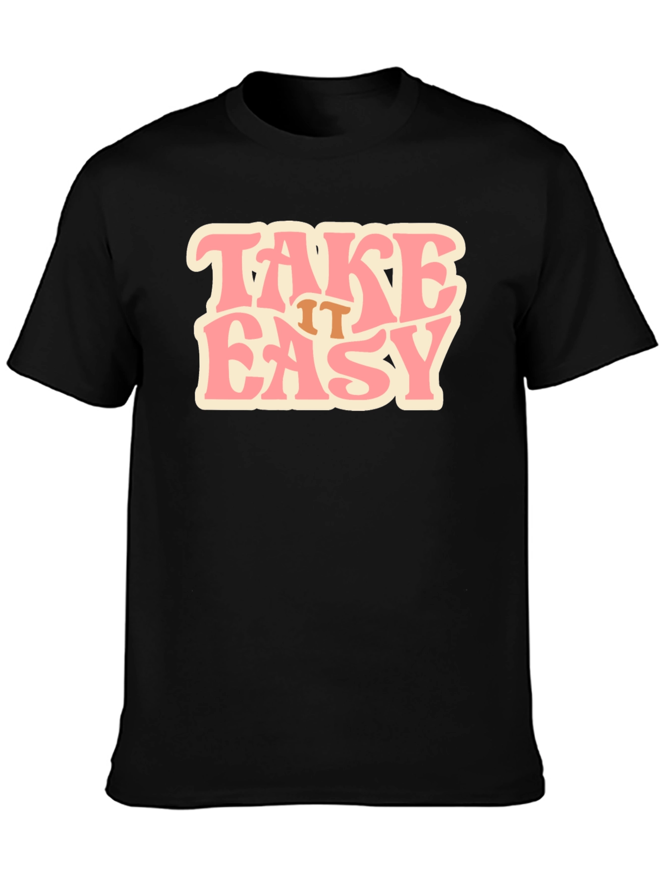 Take it Easy Black T-Shirt