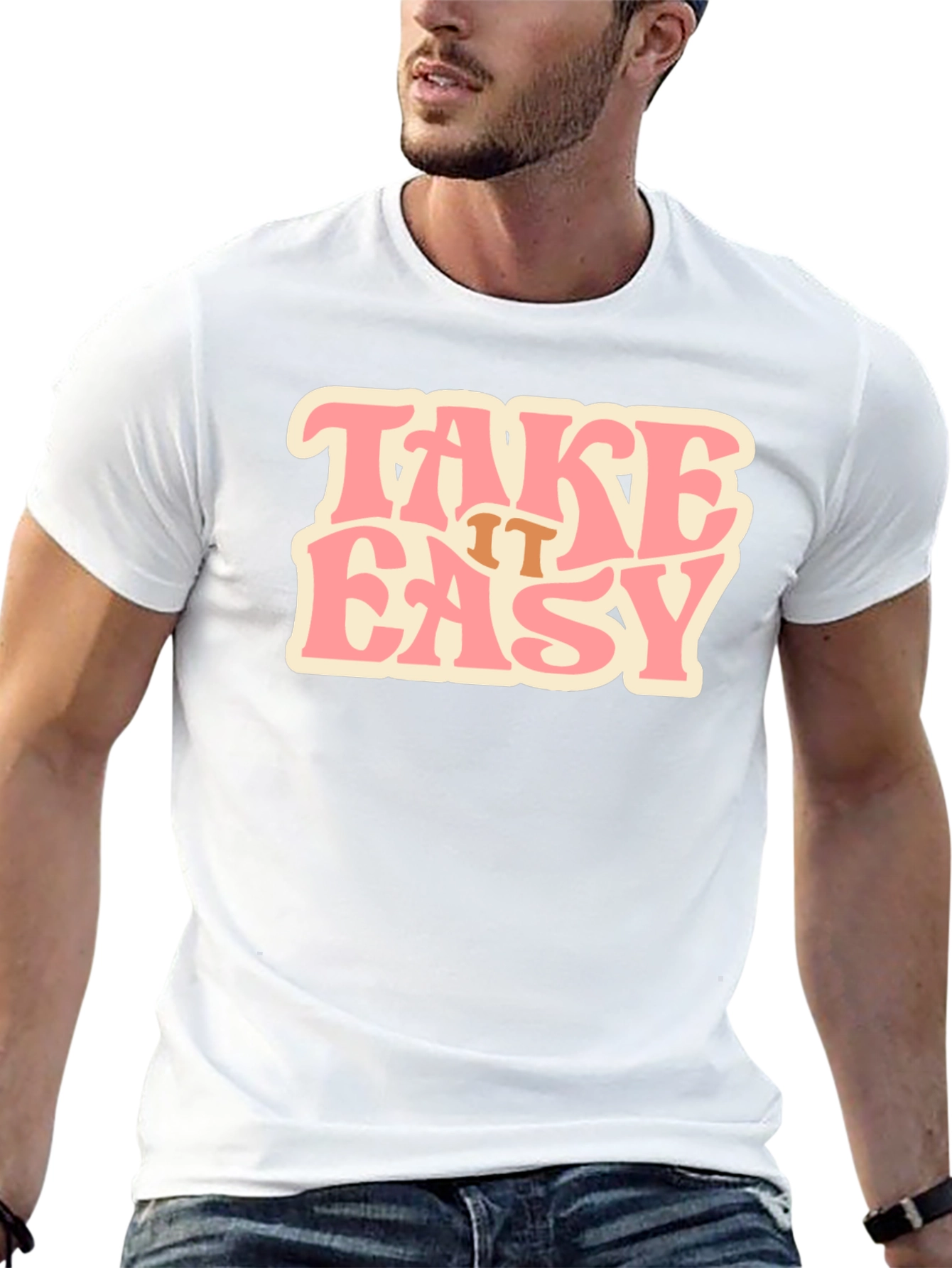 Take it Easy Black T-Shirt