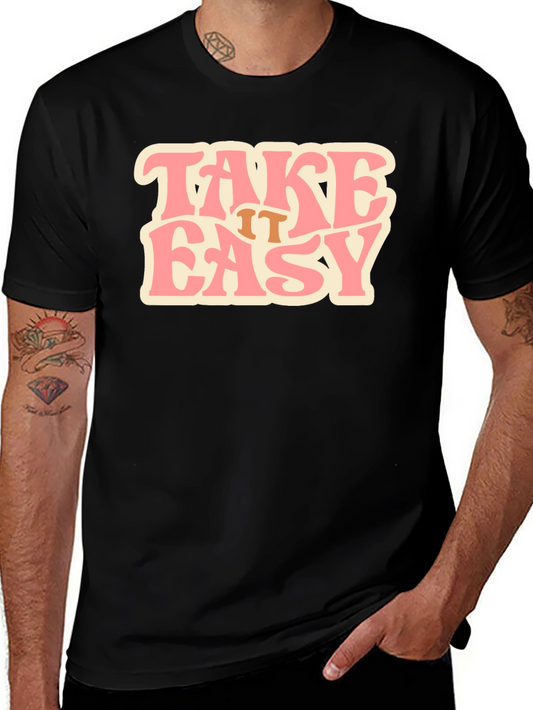 Take it Easy Black T-Shirt