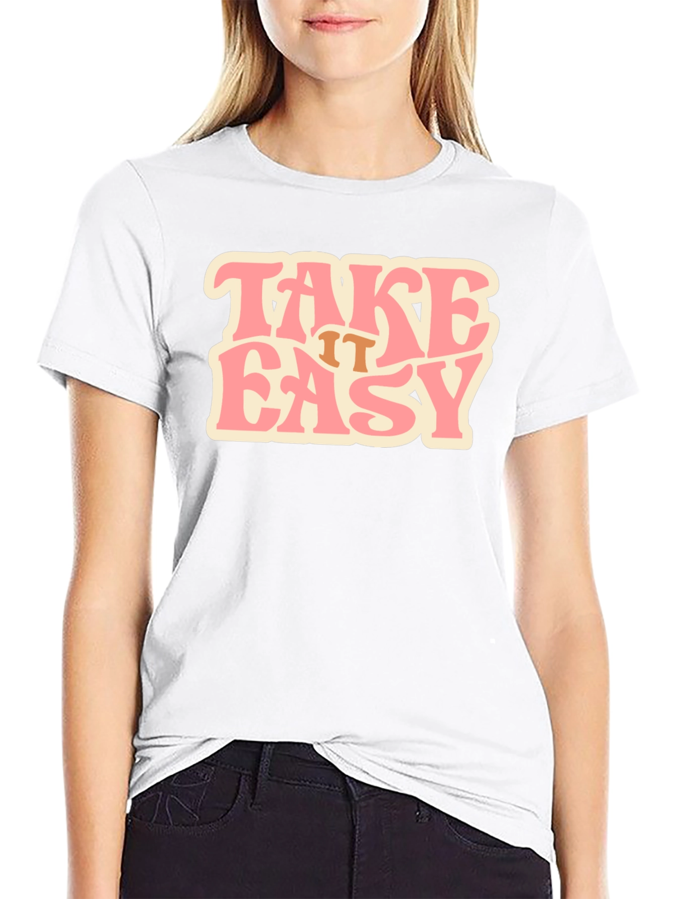 Take it Easy Black T-Shirt