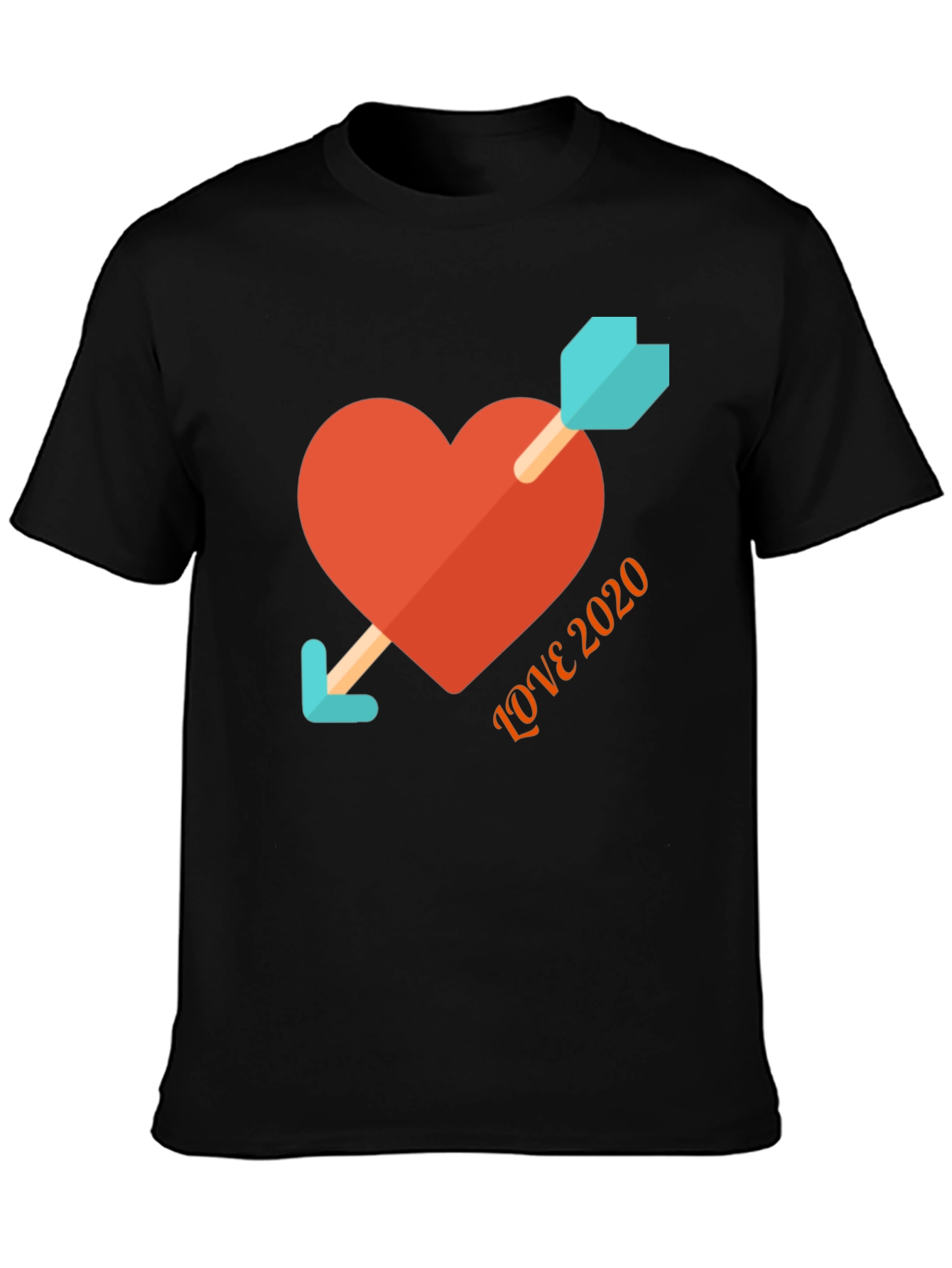 Love 2020 Arrow Heart T-Shirt - Trendy Graphic Tee
