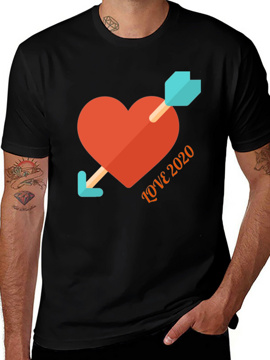 Love 2020 Arrow Heart T-Shirt - Trendy Graphic Tee