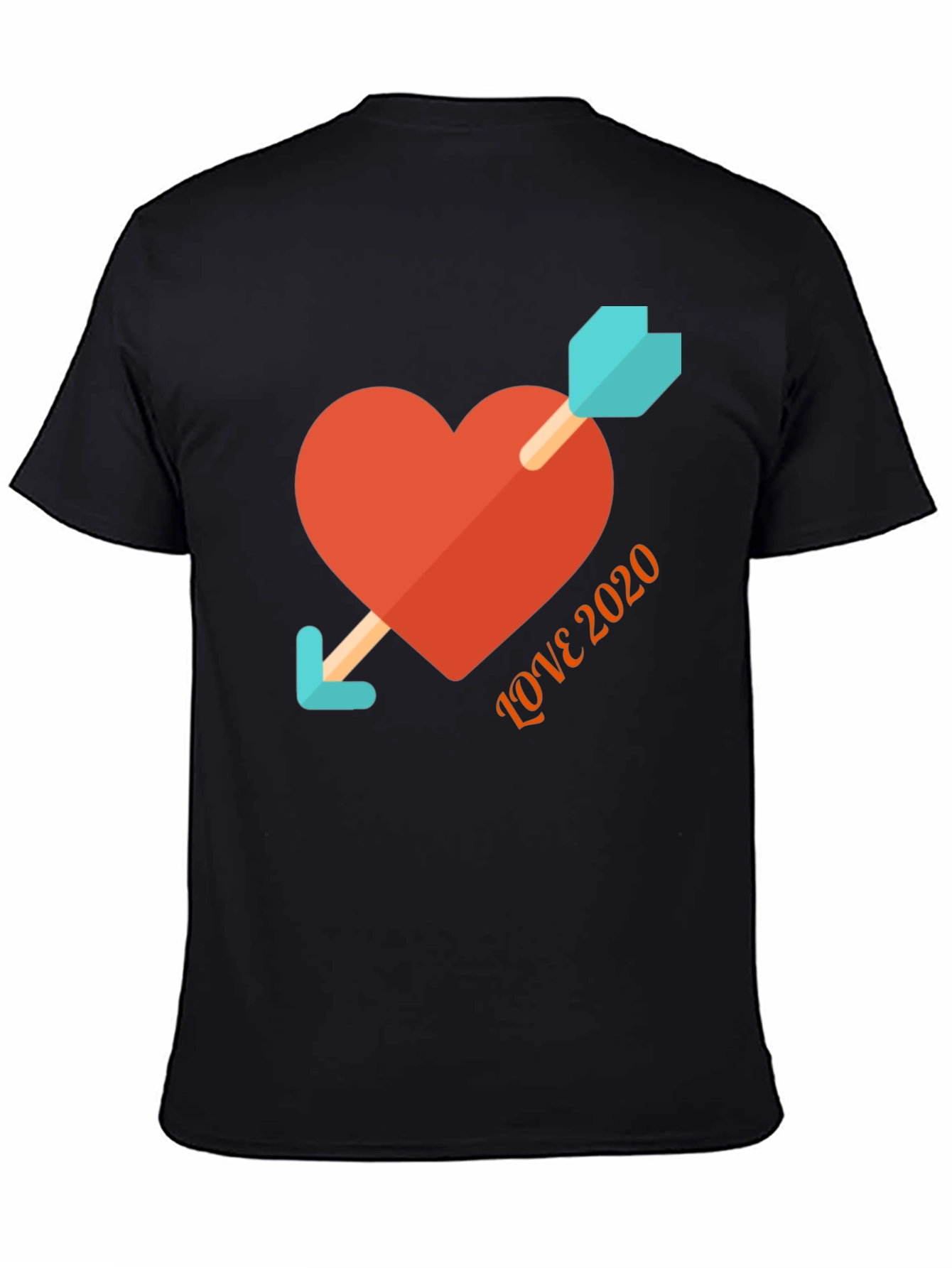 Love 2020 Arrow Heart T-Shirt - Trendy Graphic Tee