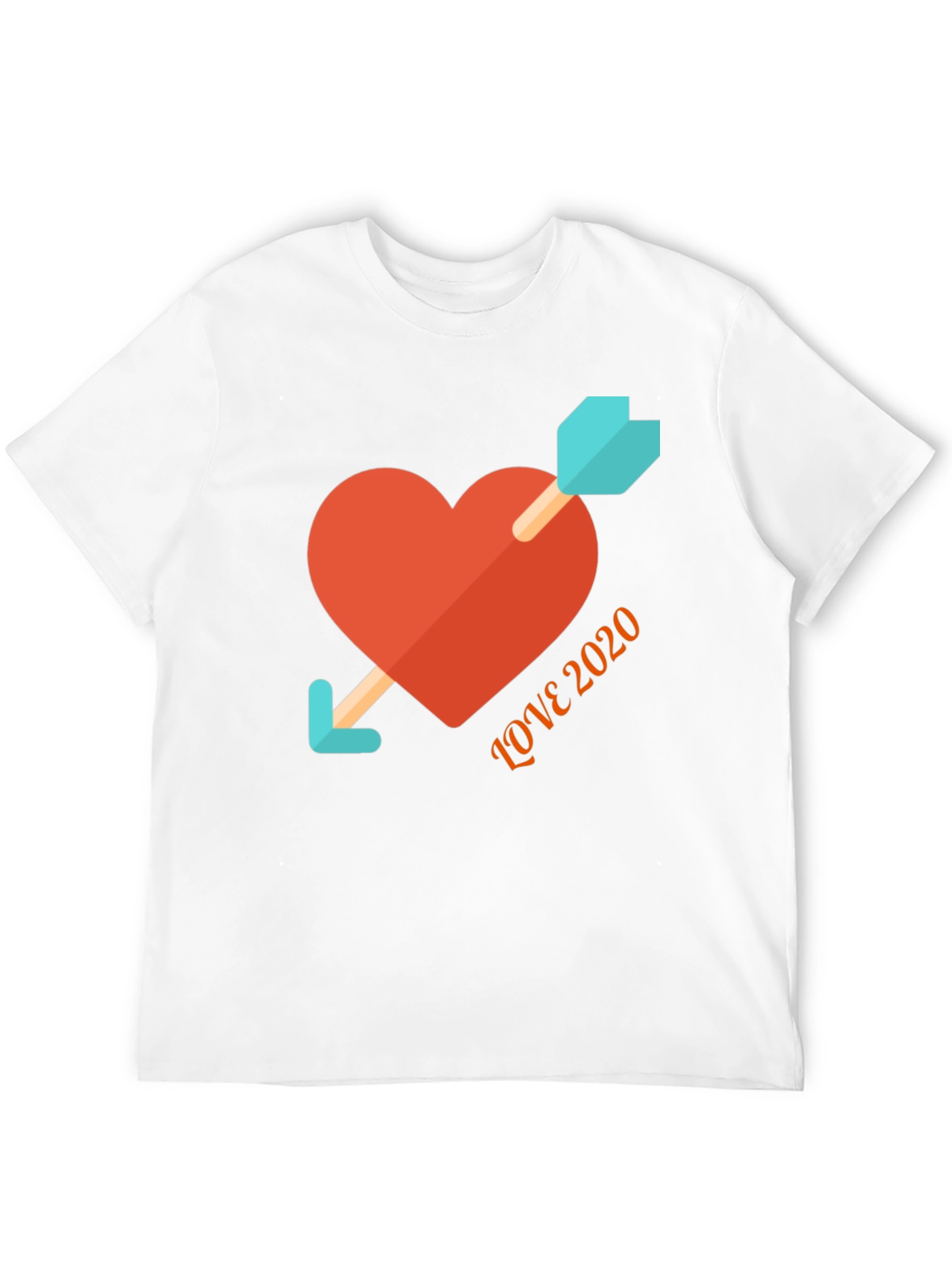 Love 2020 Arrow Heart T-Shirt - Trendy Graphic Tee