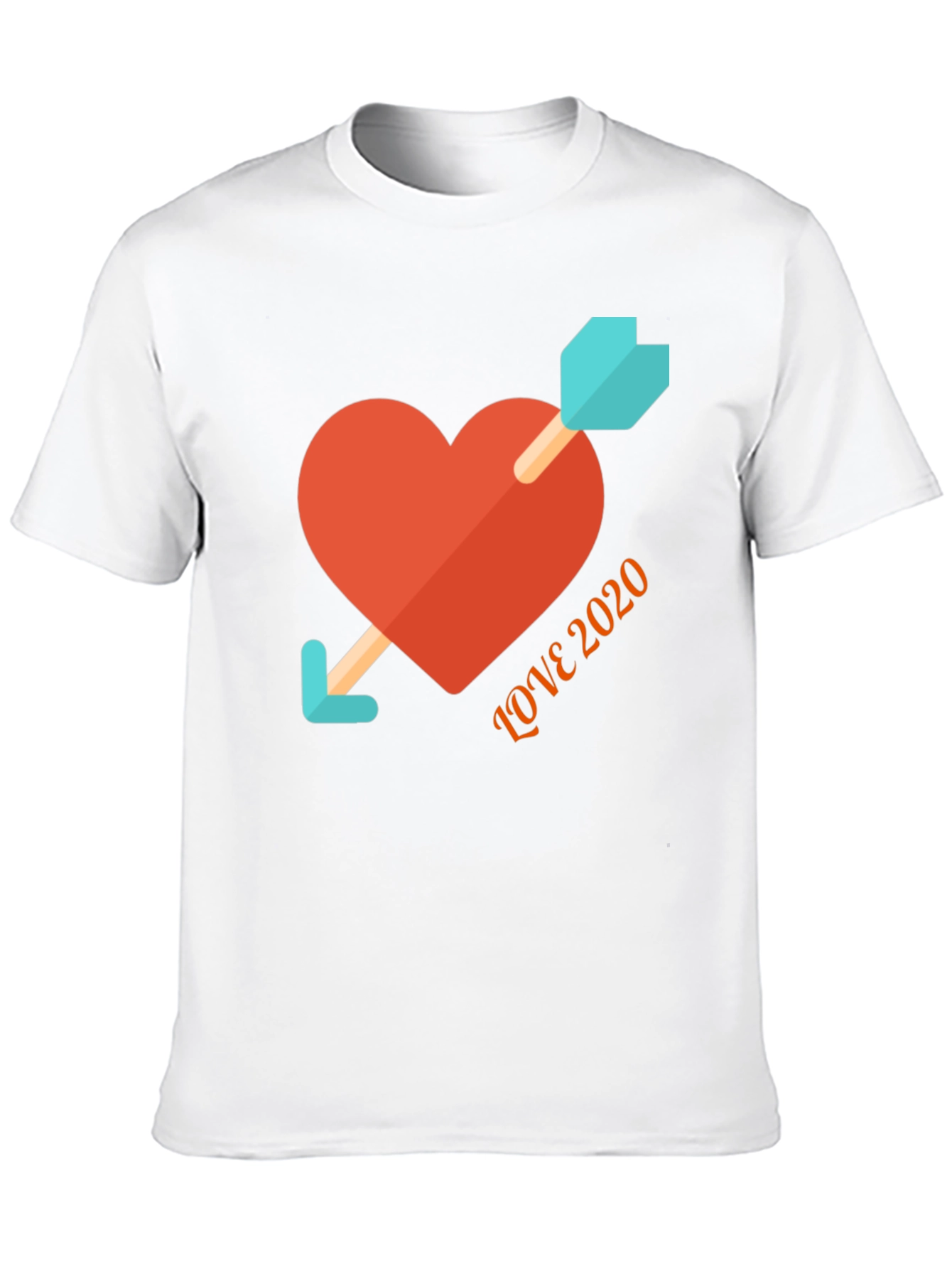 Love 2020 Arrow Heart T-Shirt - Trendy Graphic Tee