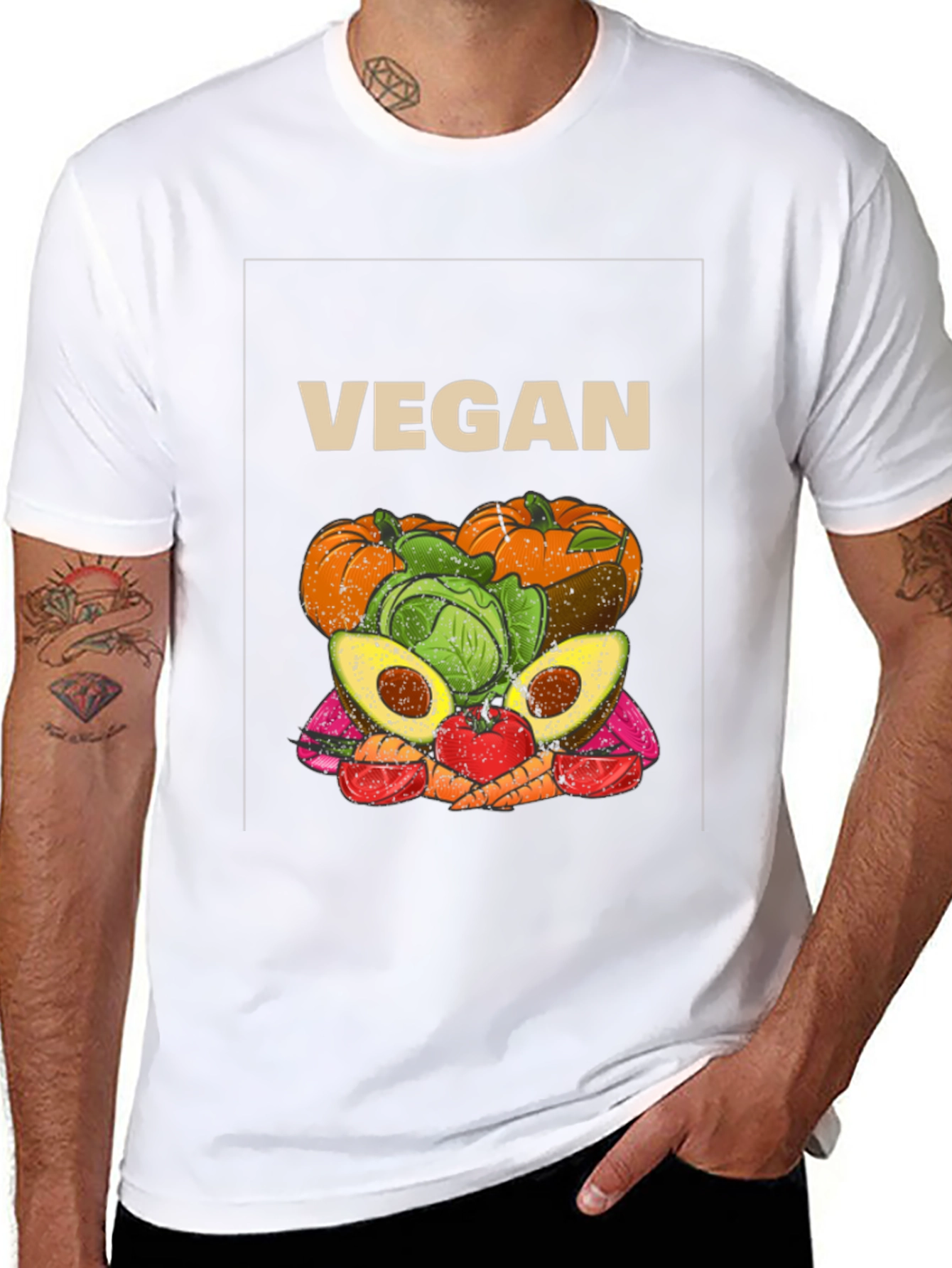 Vegan Food T-Shirt - Unisex Healthy Lifestyle Tee