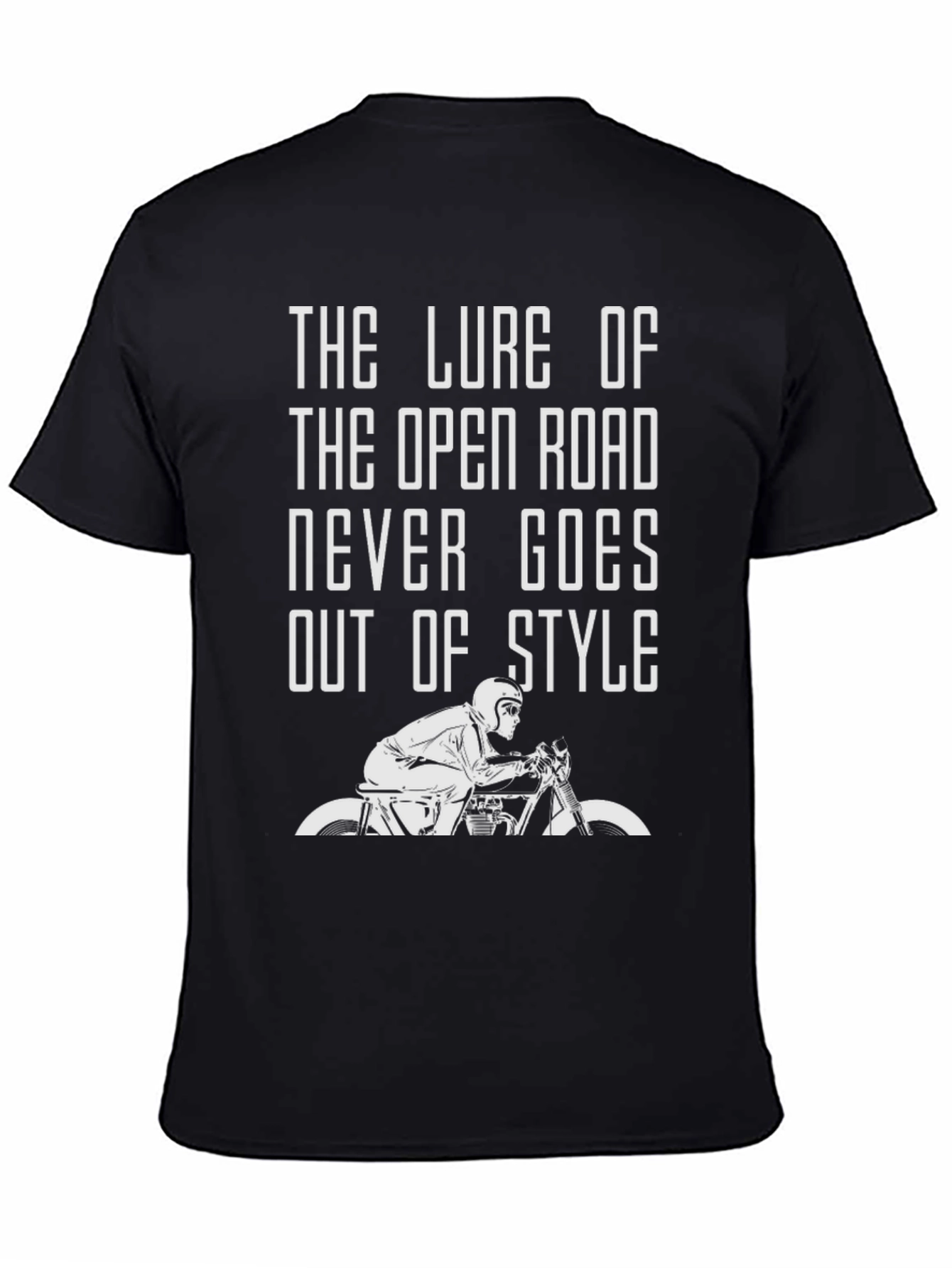 Open Road Motorcycle Graphic T-Shirt