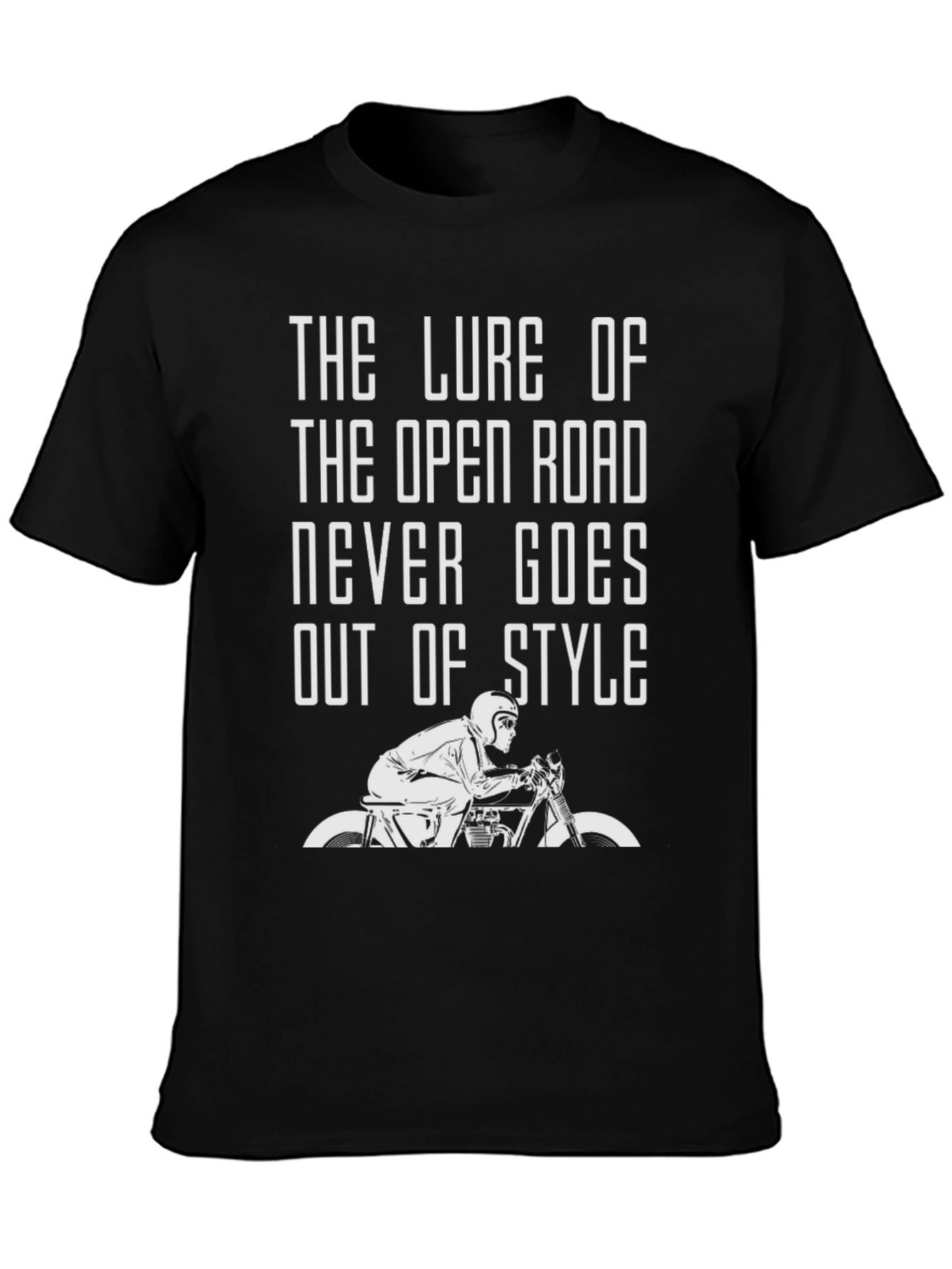 Open Road Motorcycle Graphic T-Shirt