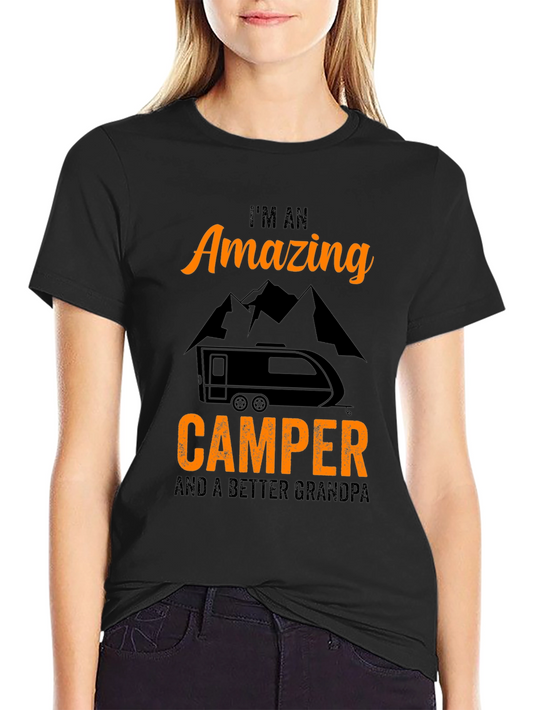 Amazing Camper Grandpa T-Shirt