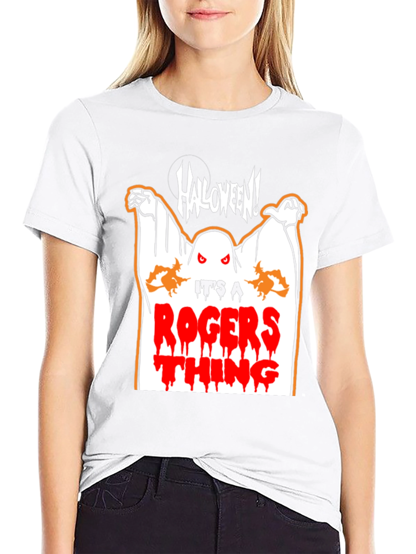 Halloween Ghost T-Shirt - Rogers Thing