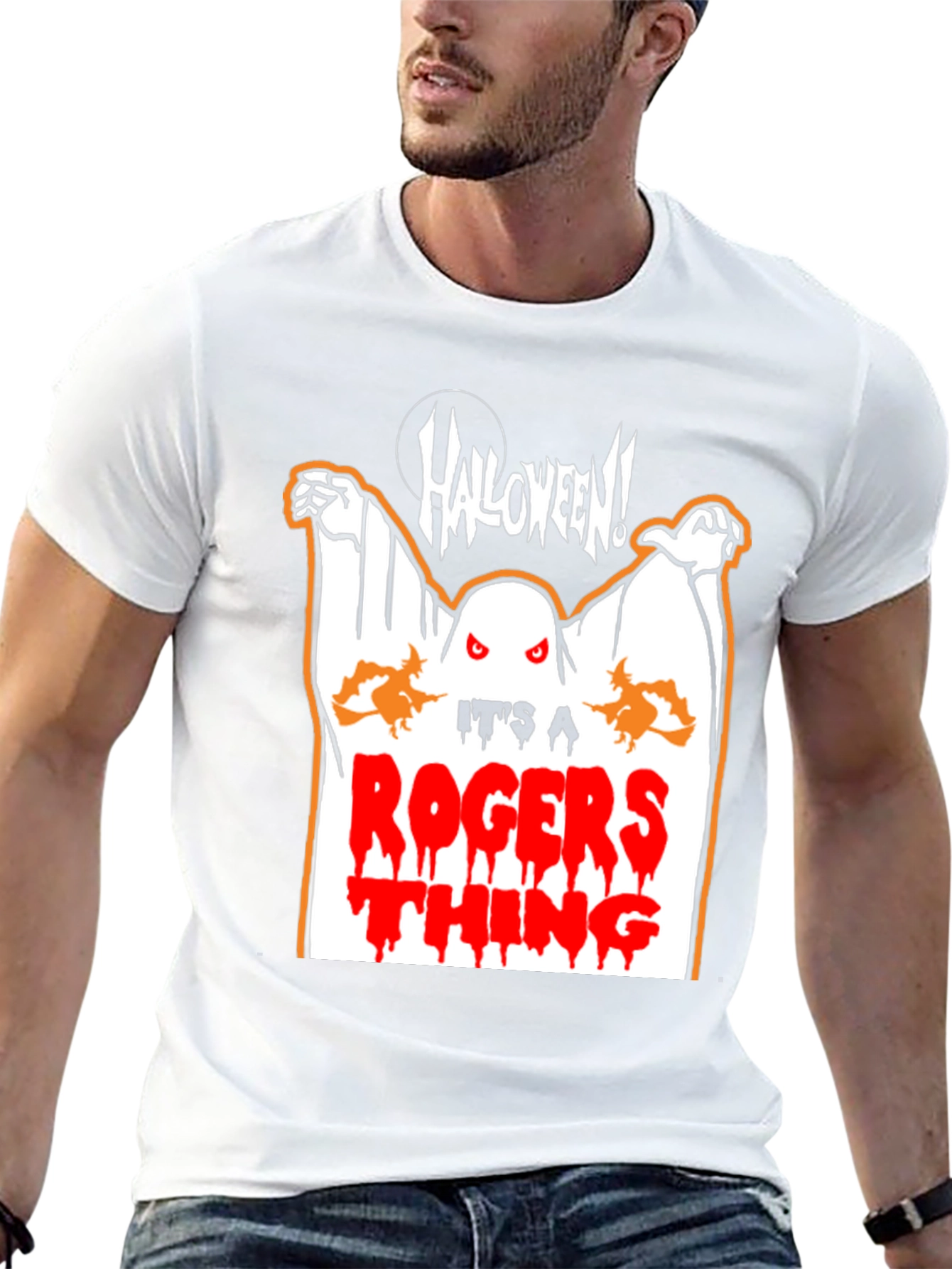 Halloween Ghost T-Shirt - Rogers Thing
