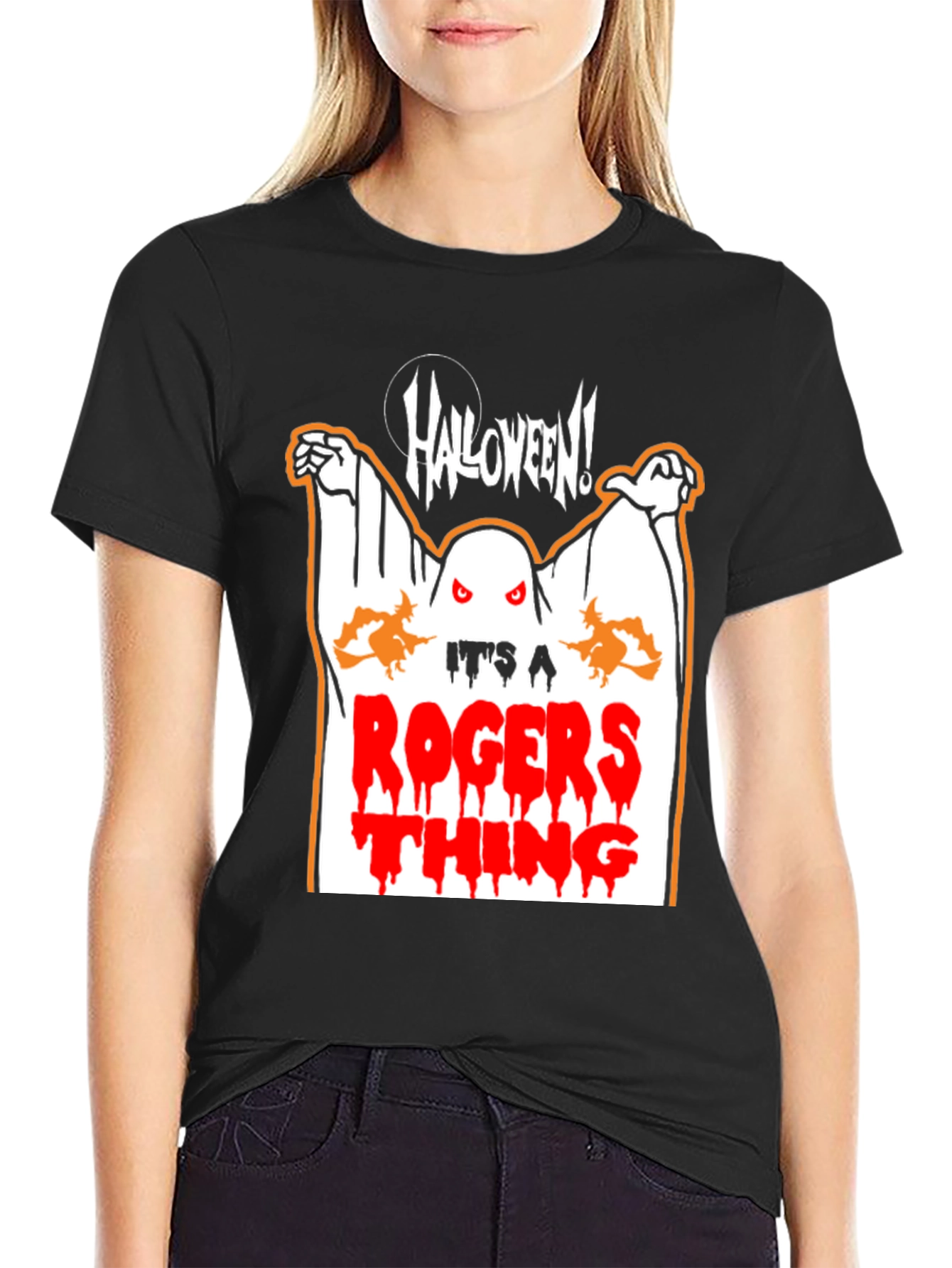 Halloween Ghost T-Shirt - Rogers Thing