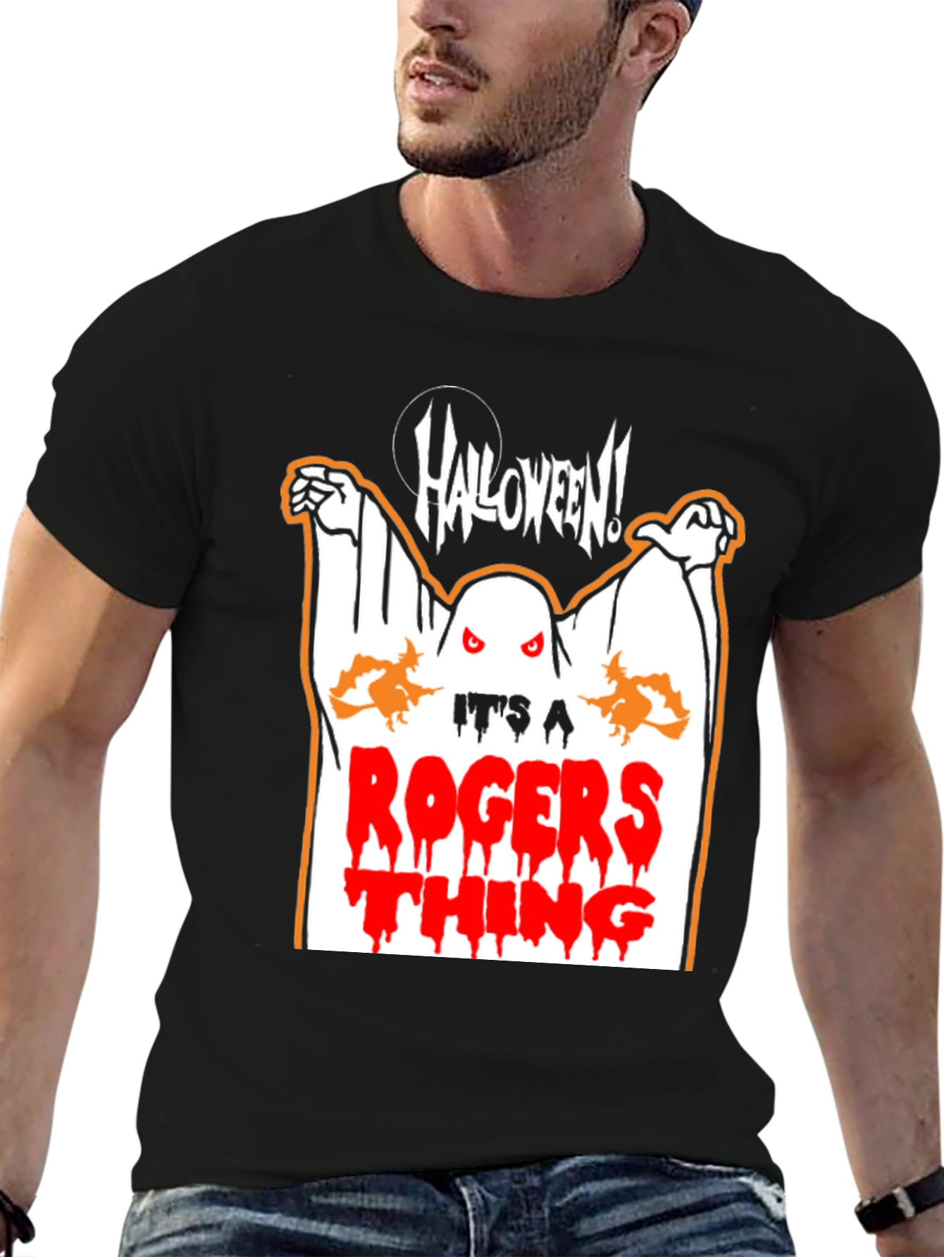 Halloween Ghost T-Shirt - Rogers Thing