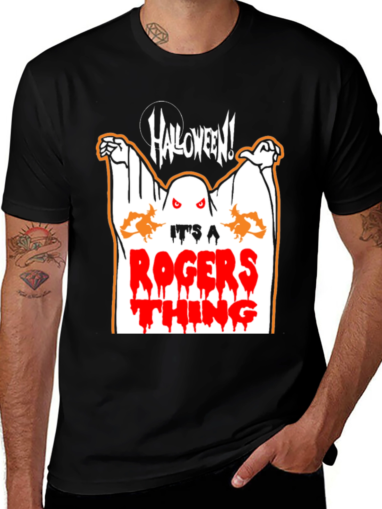 Halloween Ghost T-Shirt - Rogers Thing