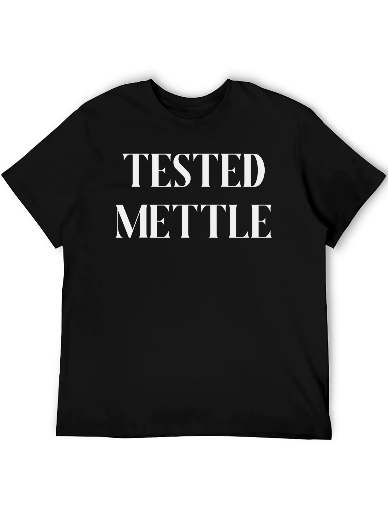 Tested Mettle Graphic Print Black T-Shirt