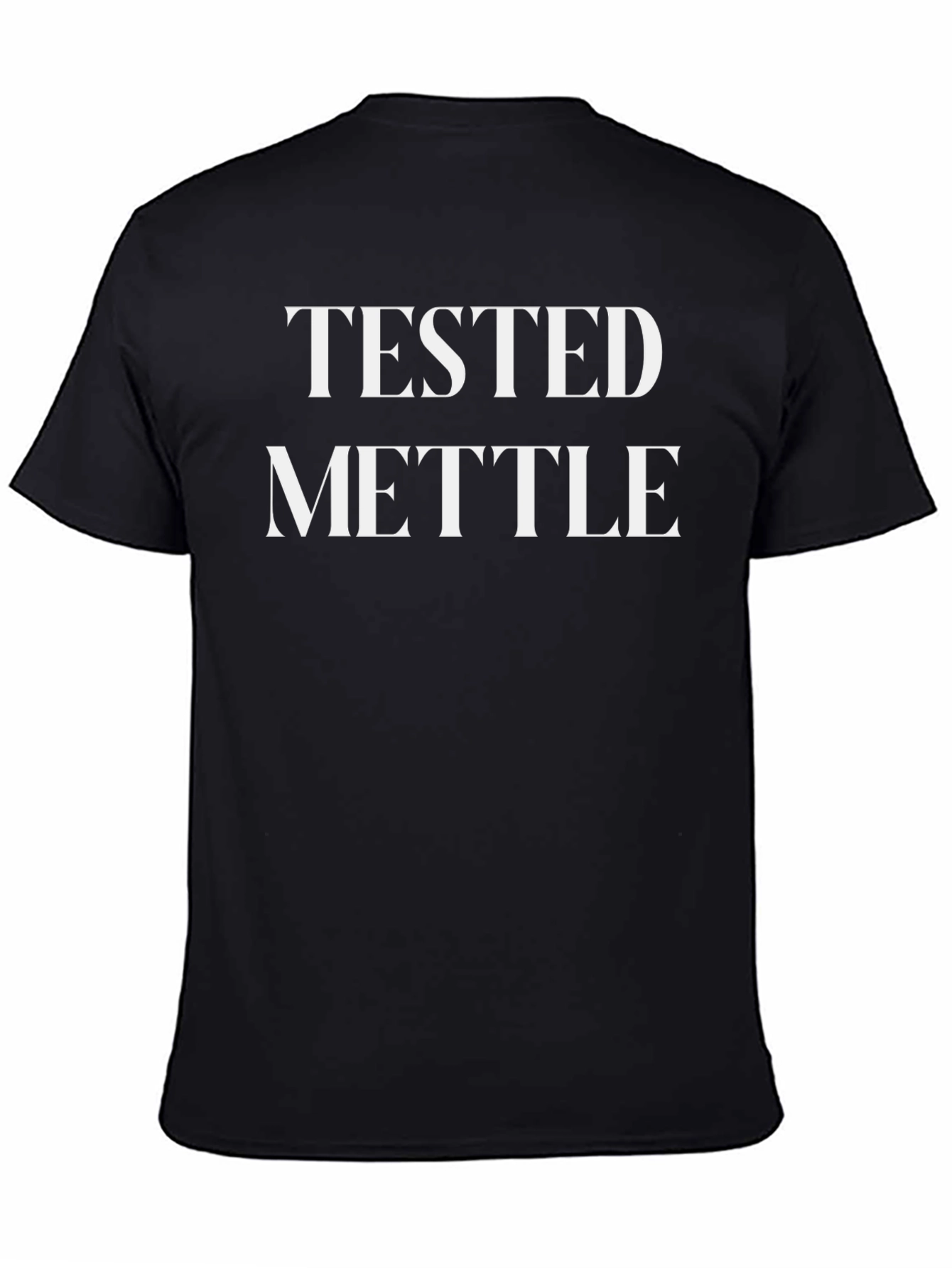 Tested Mettle Graphic Print Black T-Shirt