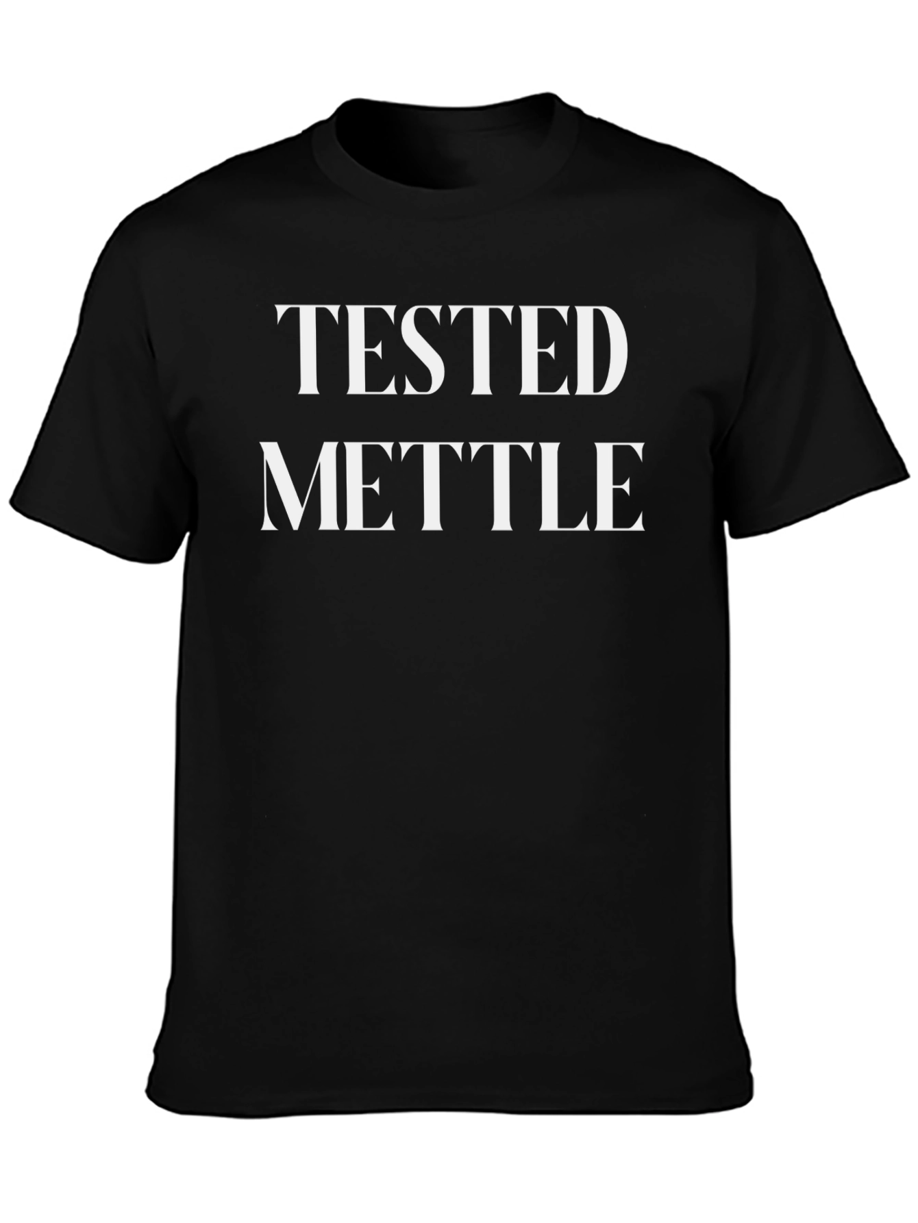 Tested Mettle Graphic Print Black T-Shirt