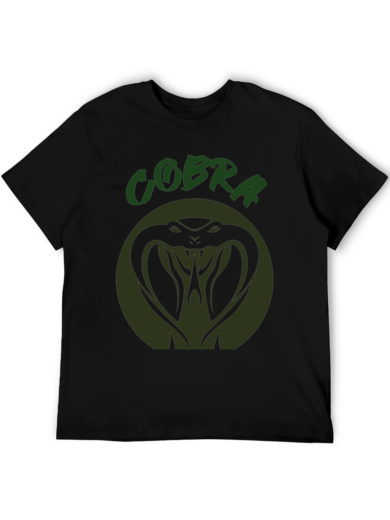 Cobra T-Shirt: Green Snake Graphic Tee