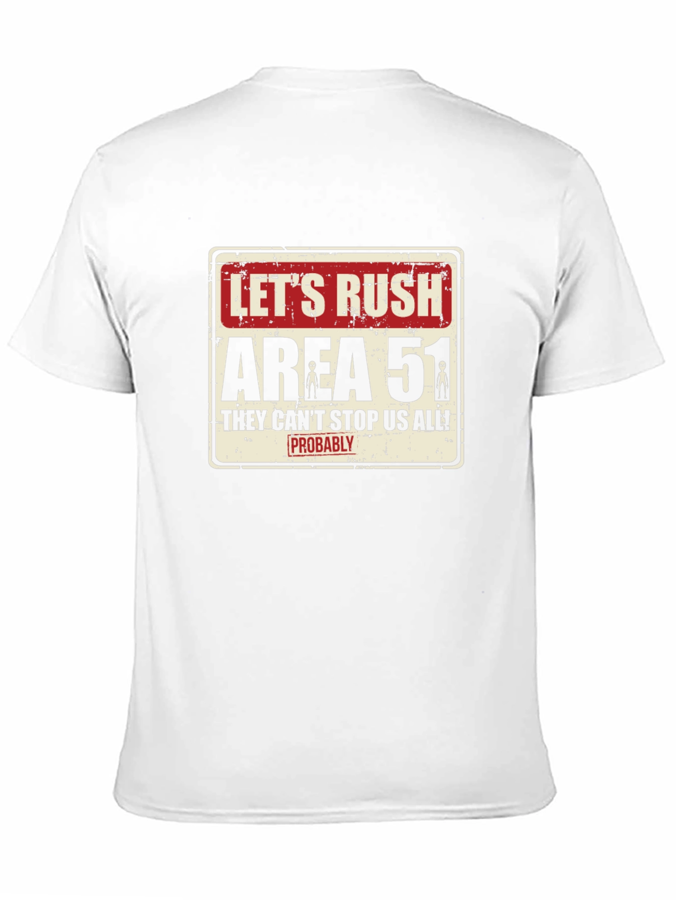 Lets Rush Area 51 Black T-Shirt