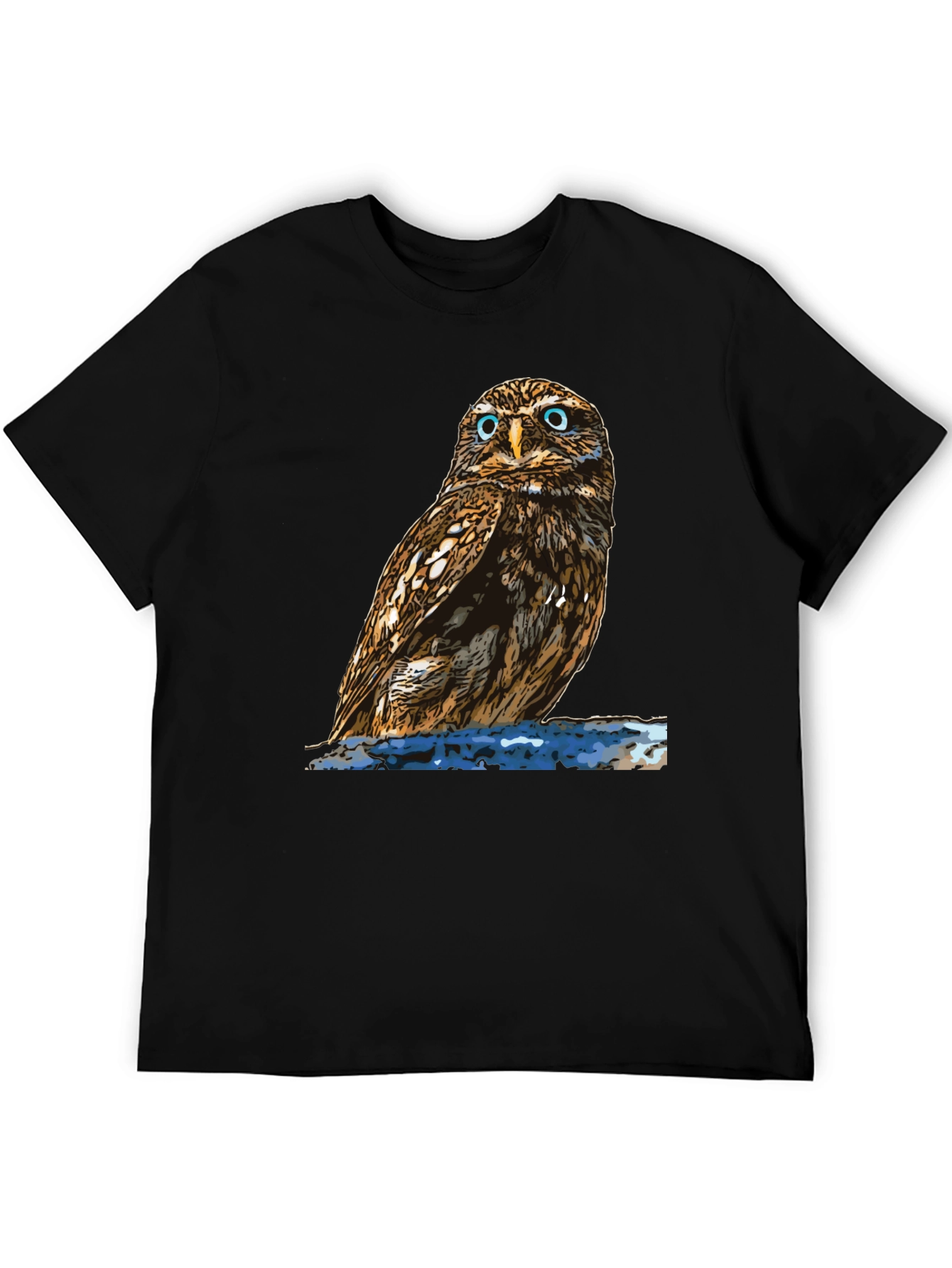 Owl Graphic Print T-Shirt