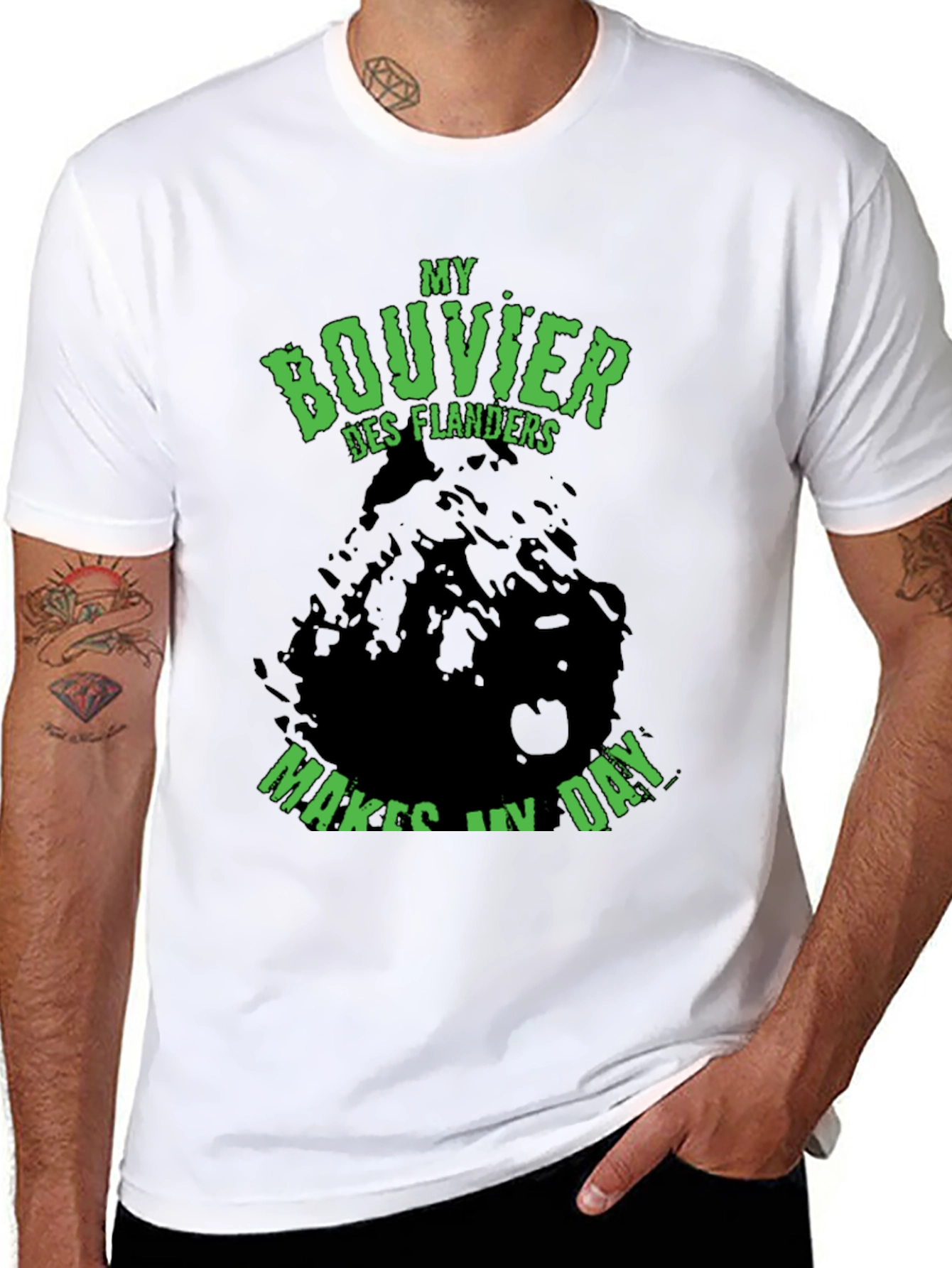 Bouvier des Flandres Dog Lover Graphic T-Shirt
